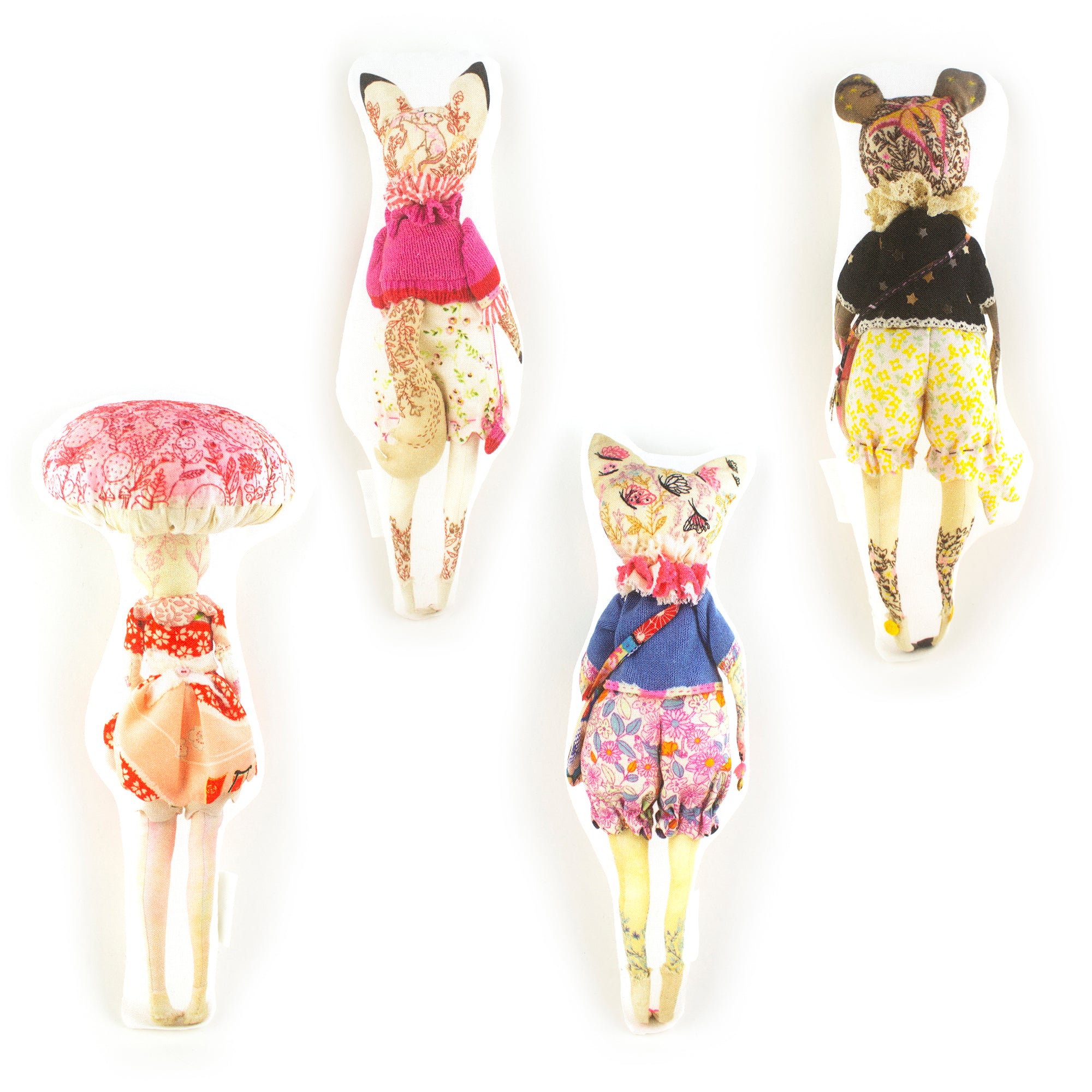 DIY Sewing Kit - 4 collectible characters (PLUS SANDRINE!) - Stuffing NOT included
