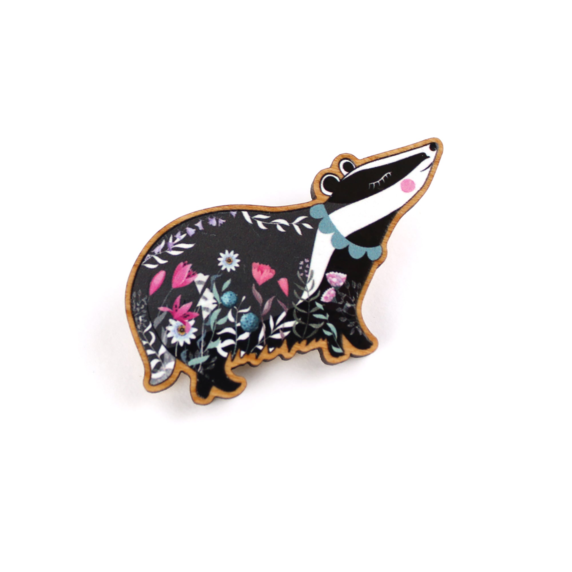 Badger Brooch