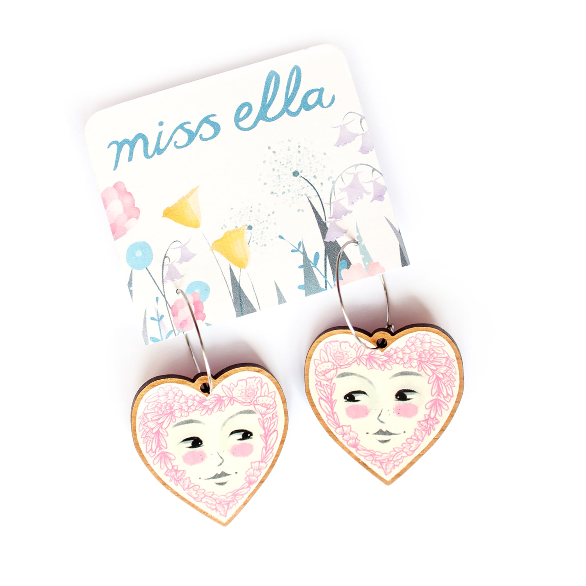 Doll Face Earrings / Hoops