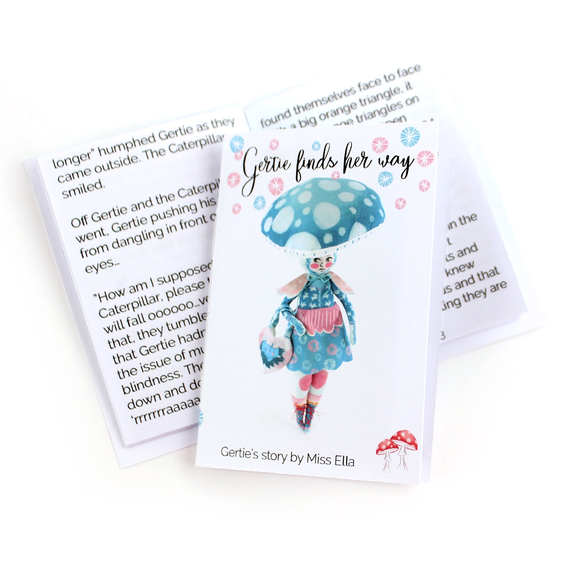 Grumpy Gertie with 20 page storybook - Collectors Doll