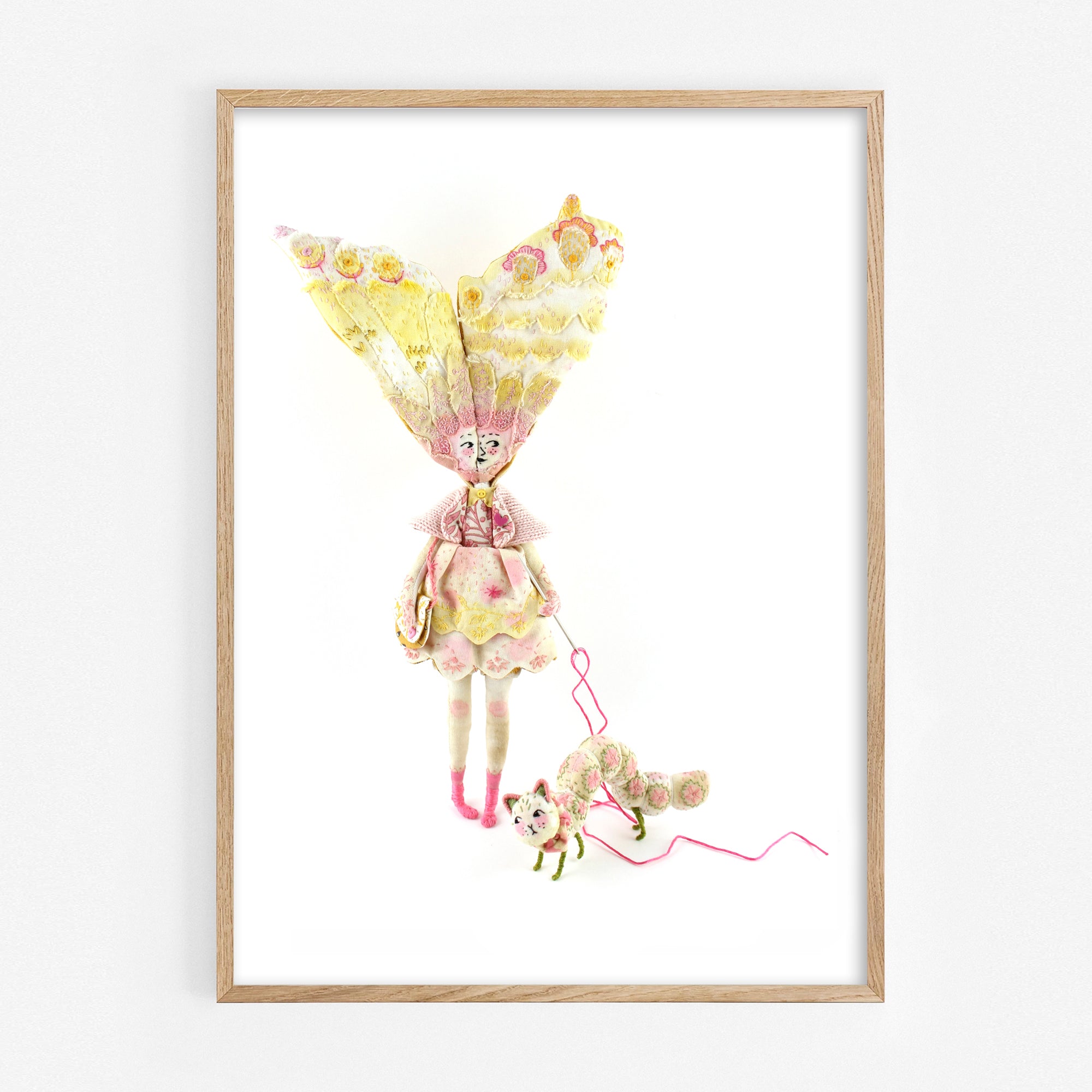 Golden Wings Fine Art Print