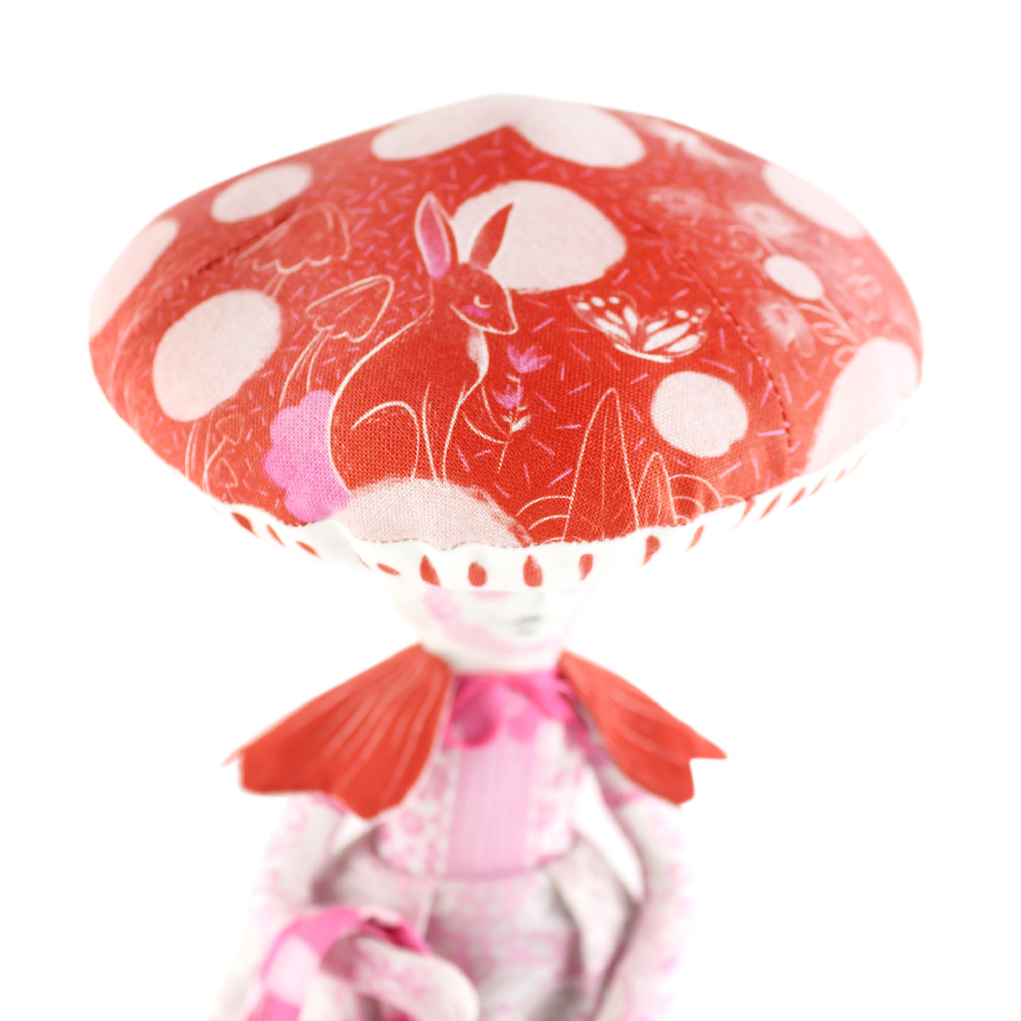 DIY Kit - Patience the Mushroom Girl with 20 Zen cards of hope - FREE UK SHIPPING