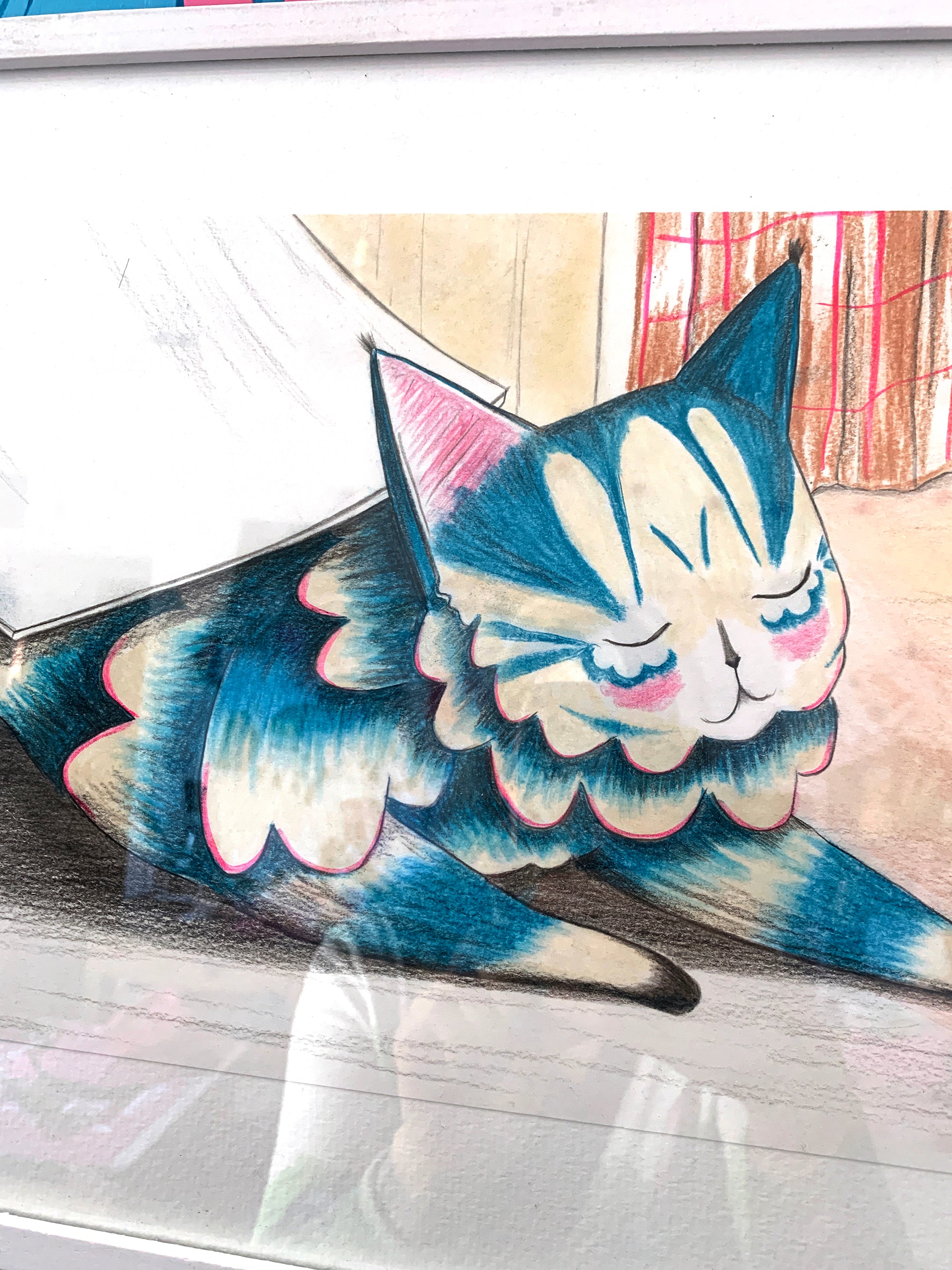 "The Wanderer Returns" - Original Illustration from 'The Cat and the Kokedama'