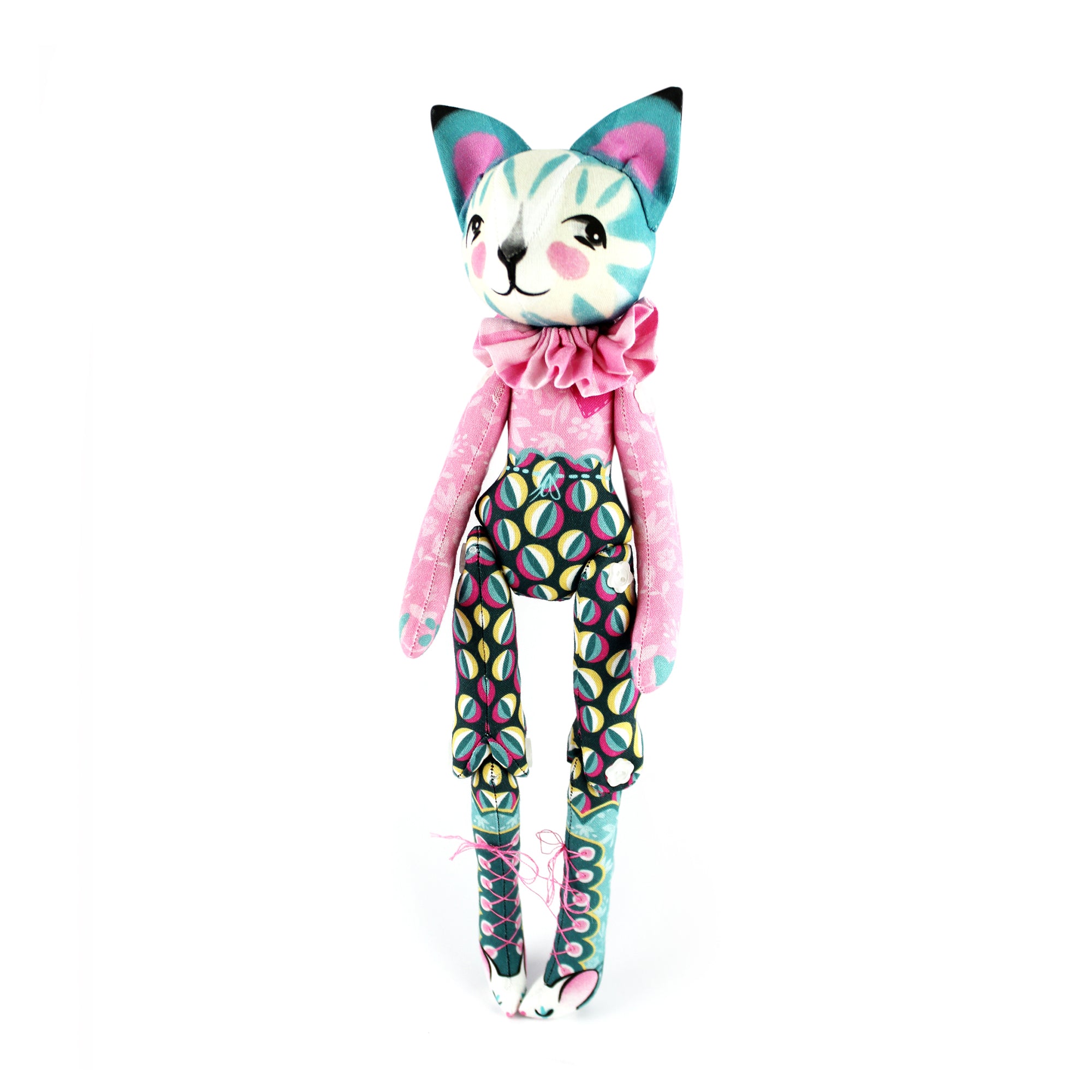 DIY Kit - Candy the Clown Cat - FREE UK SHIPPING