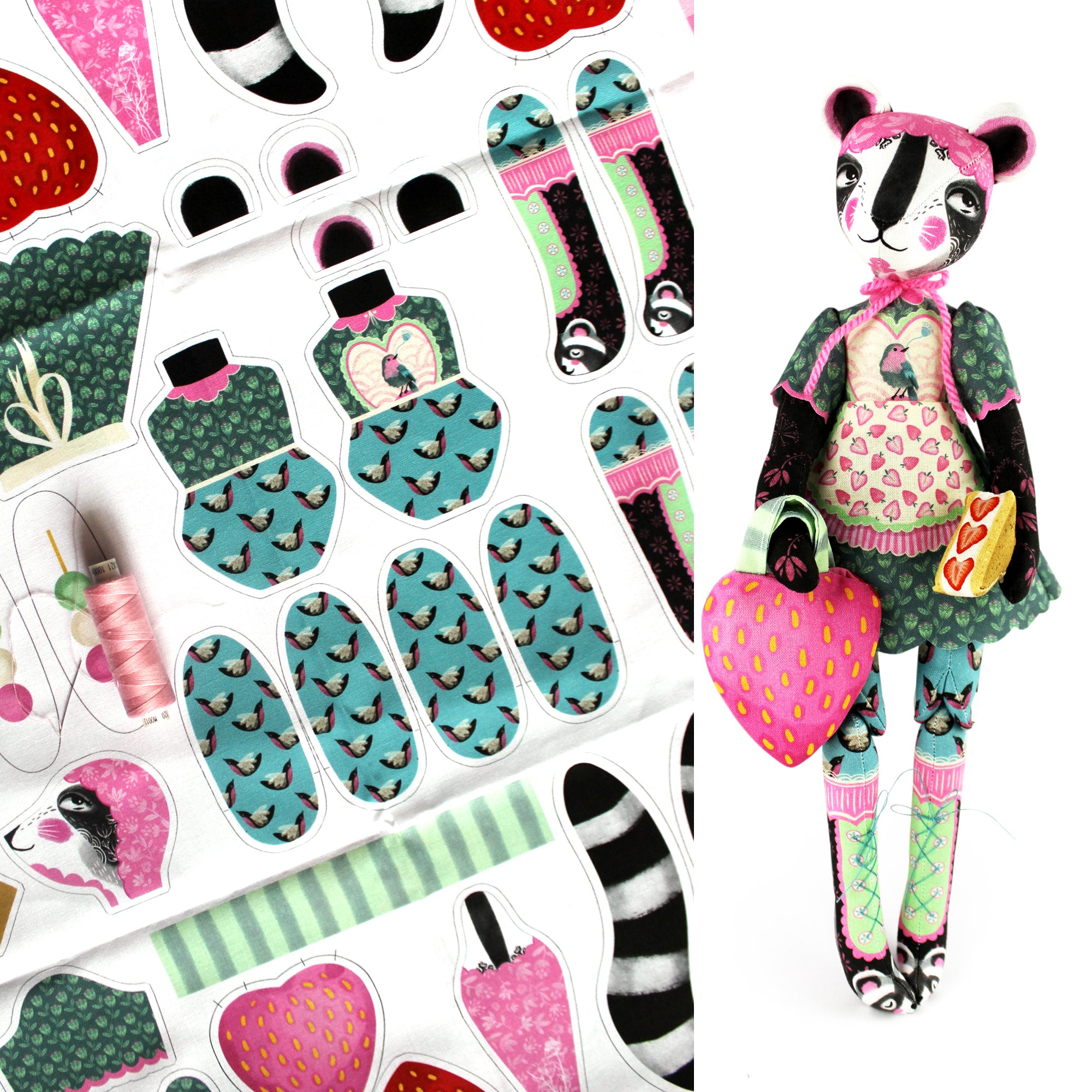 DIY Kit - Rita the Raccoon - FREE UK SHIPPING