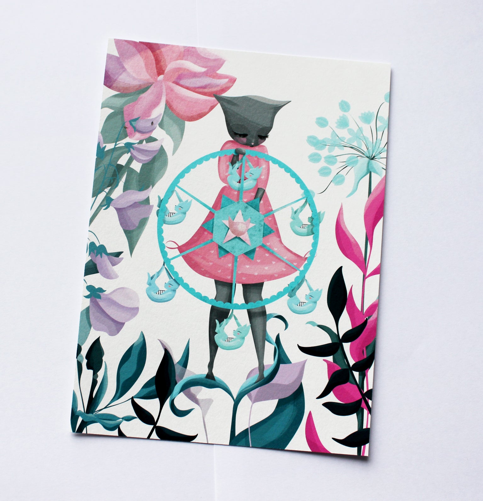 Ferris Wheel Frida print - 16.4 x 22.1cm