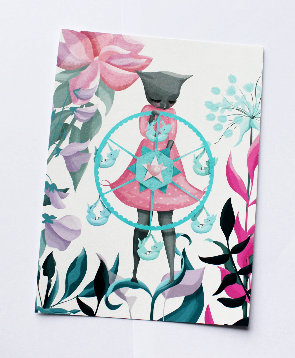 Ferris Wheel Frida Print - 16 x 21.5 cm