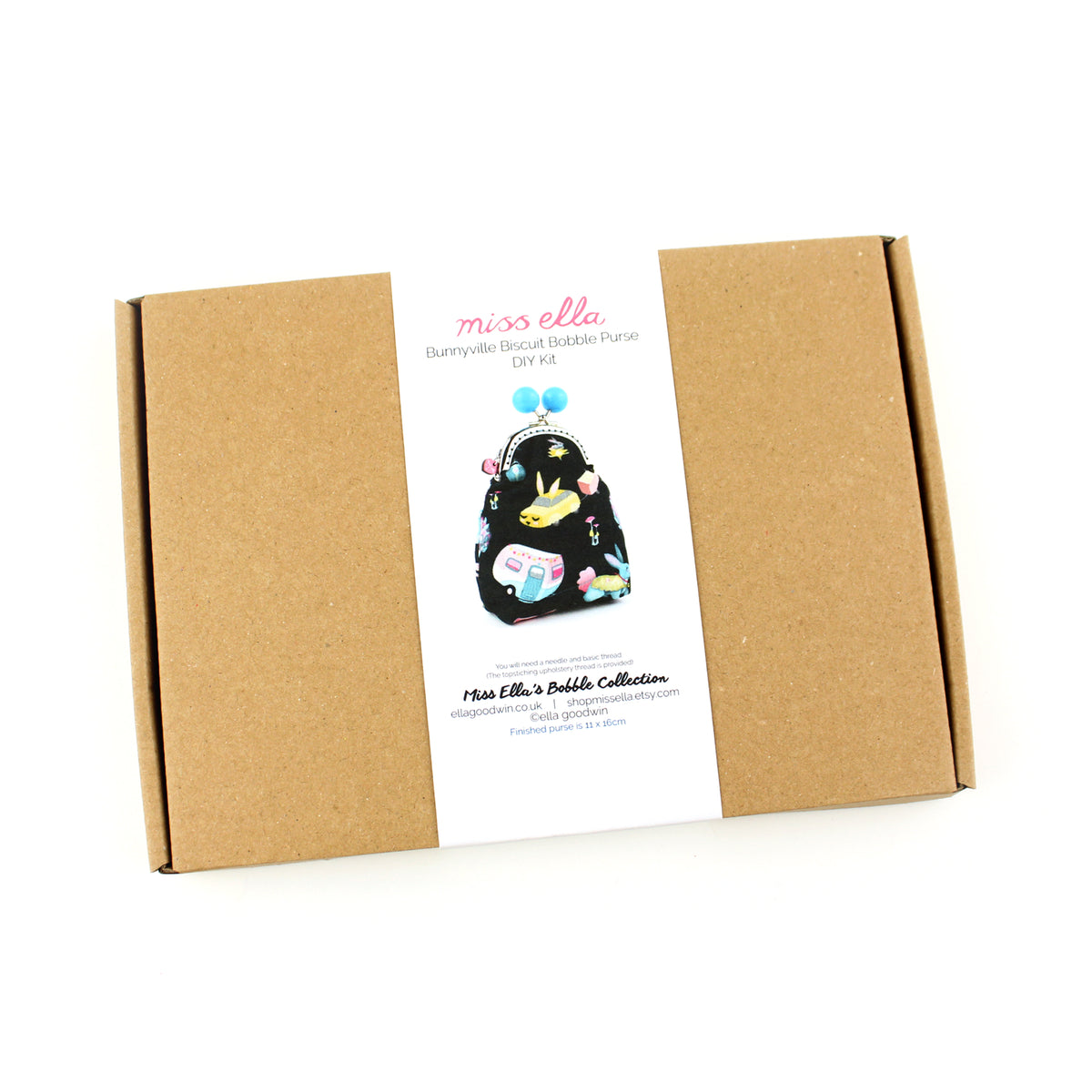 DIY KIT - Bunnyville Biscuit Bobble Purse