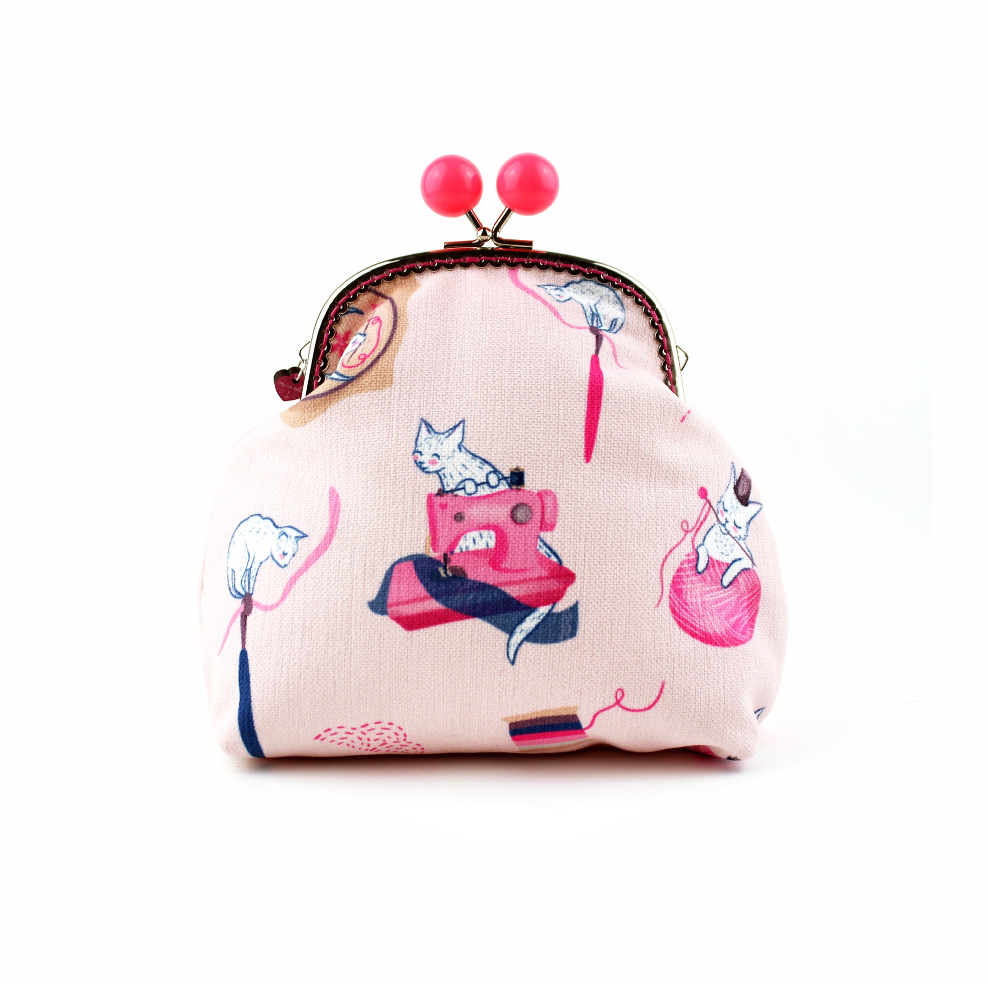 DIY KIT - Sewing Cats Jumbo Bobble Purse