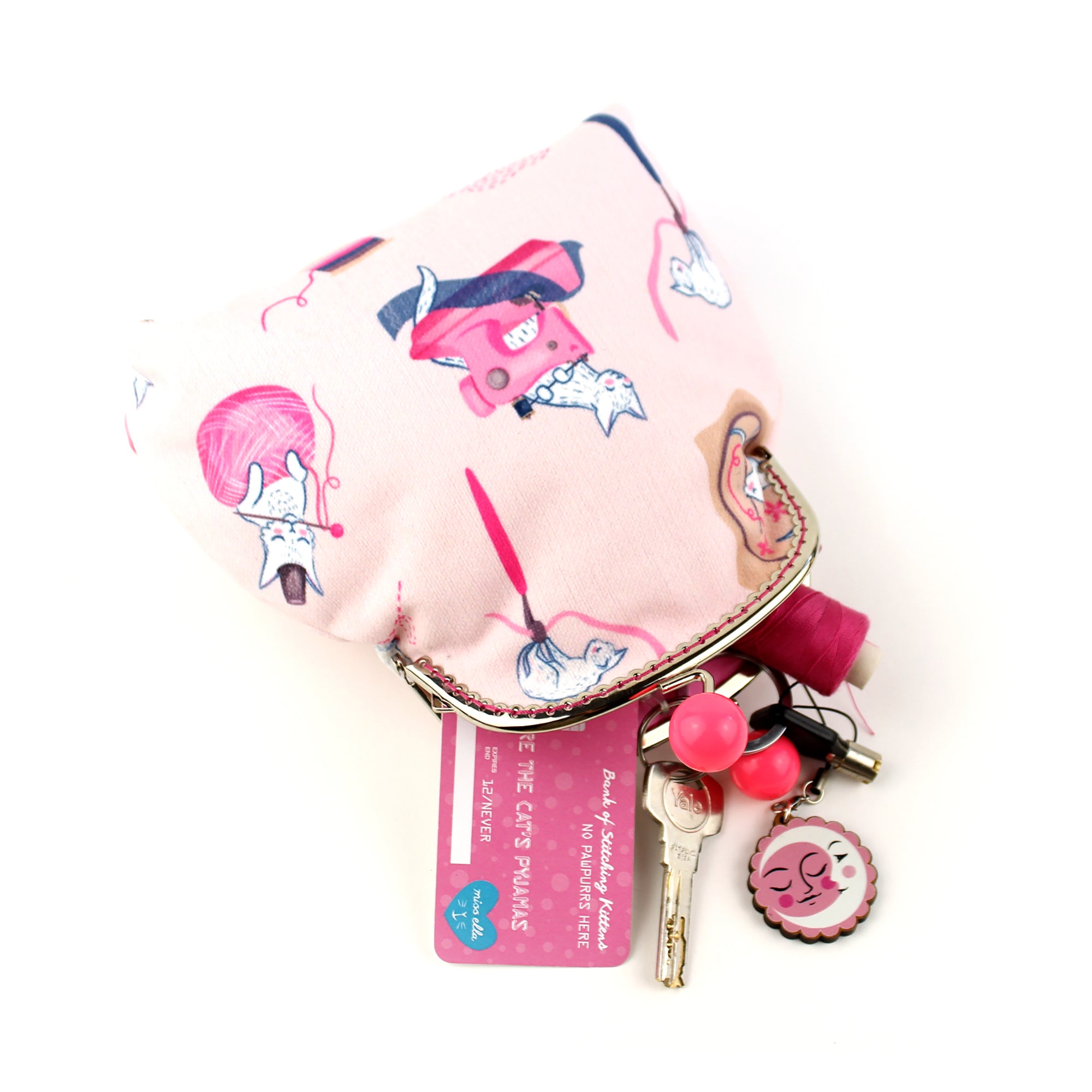 DIY KIT - Sewing Cats Jumbo Bobble Purse