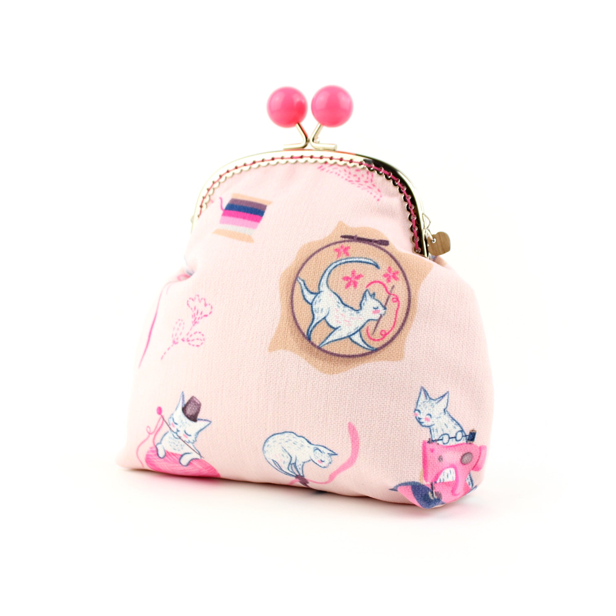 DIY KIT - Sewing Cats Jumbo Bobble Purse