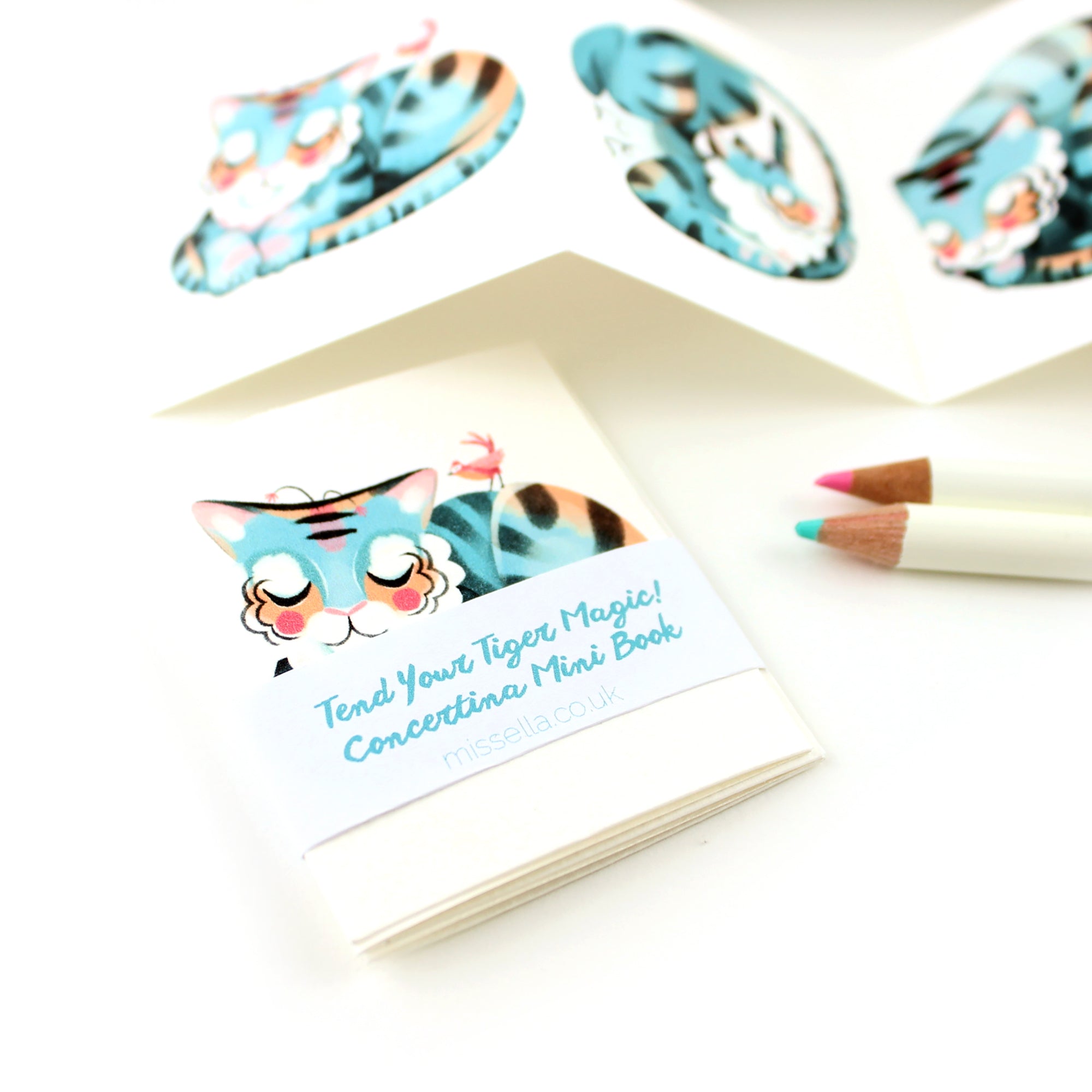"Tend Your Tiger Magic" Concertina Mini Book
