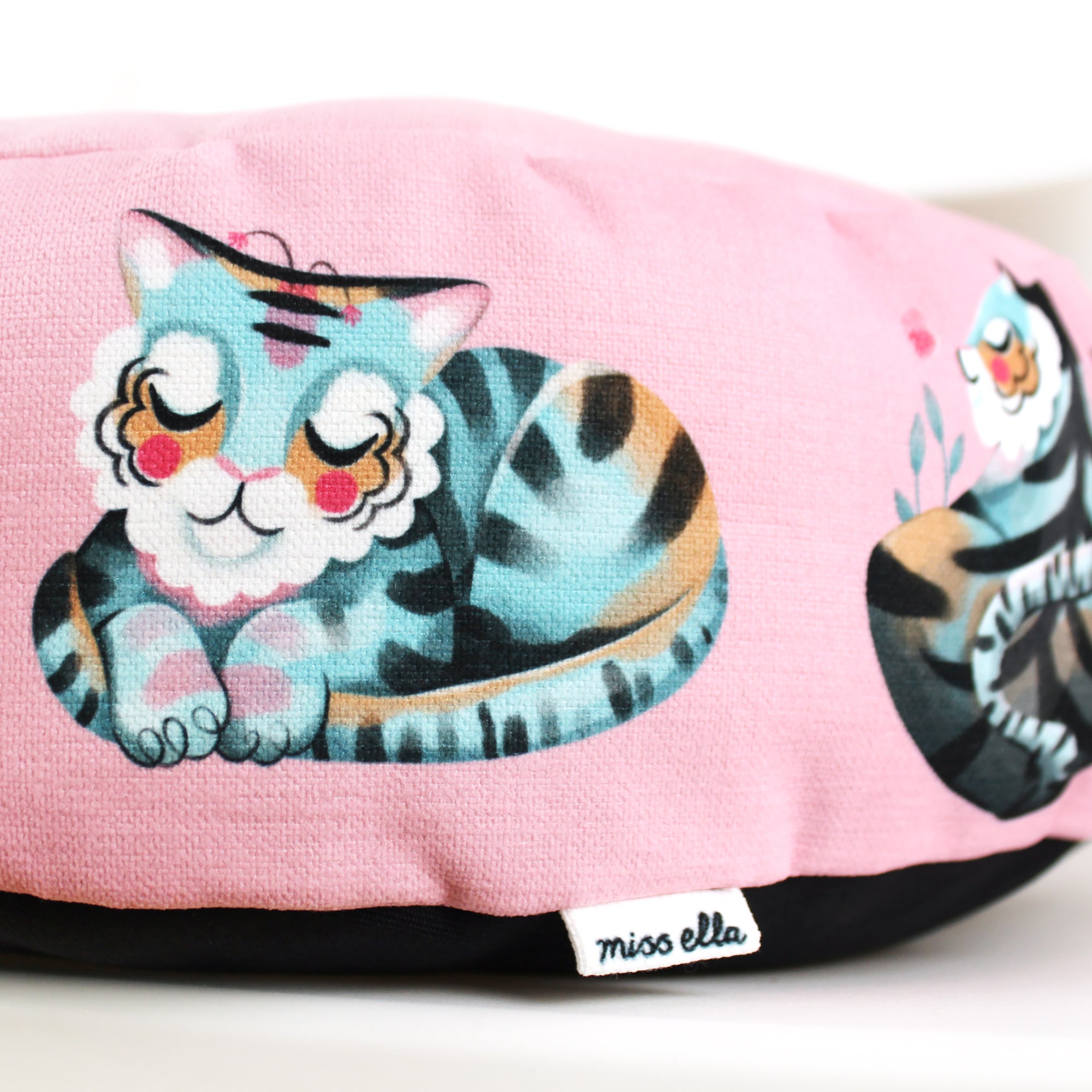 Pink Joyful Tiger Cushion
