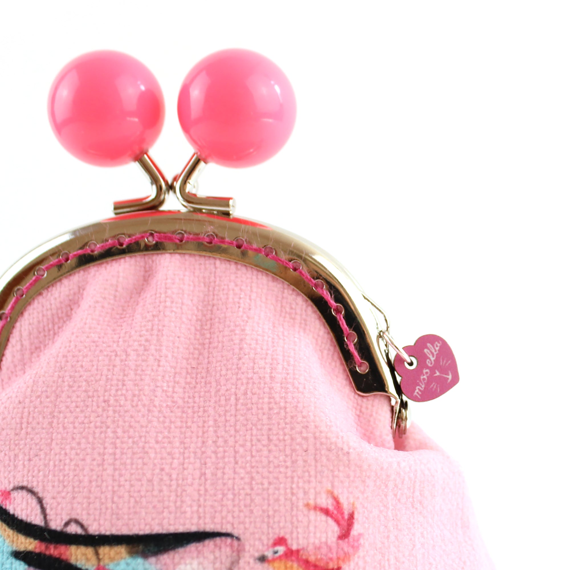 Pink Meditating Tiger Bobble Purse