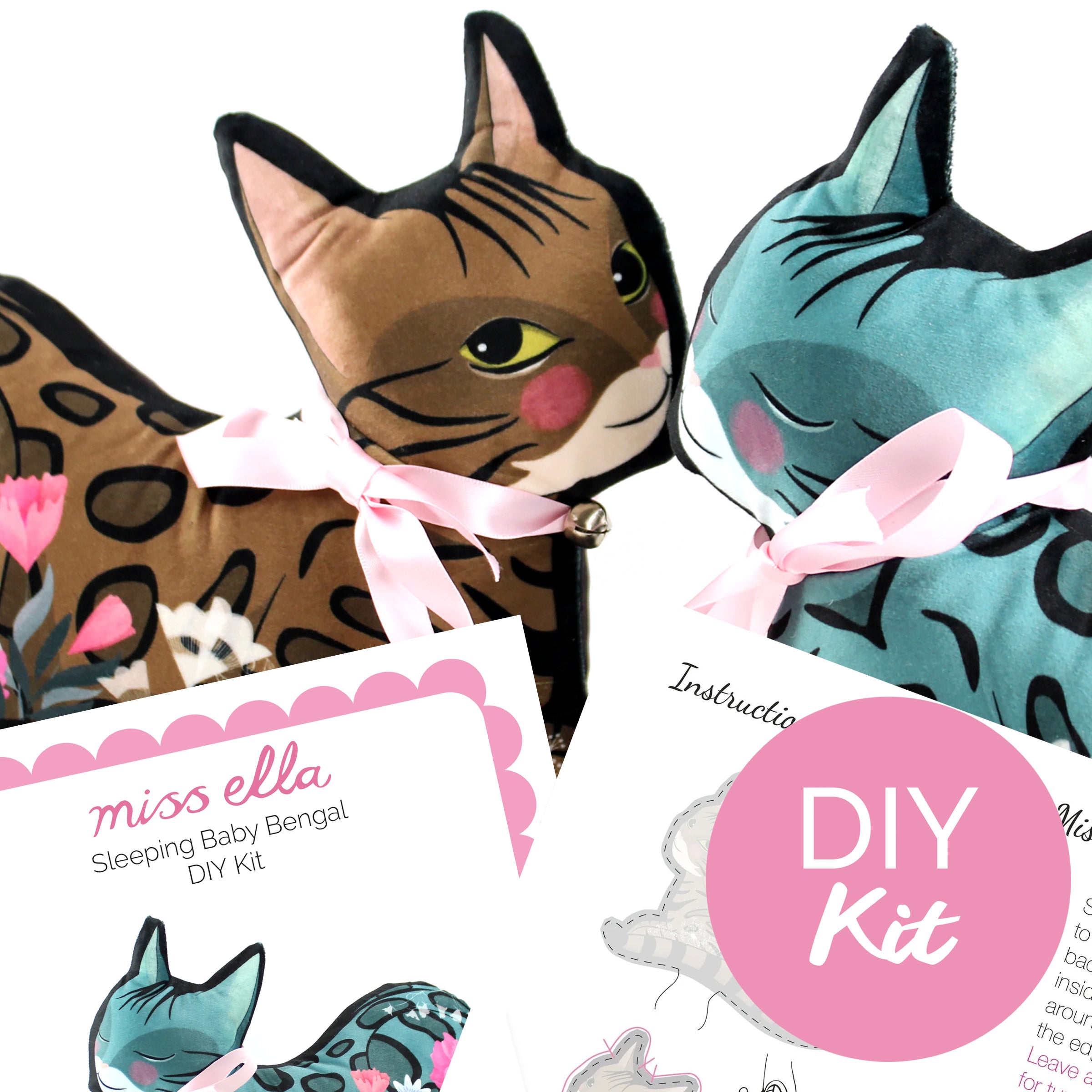 Bengal Kitten DIY Sewing KIT