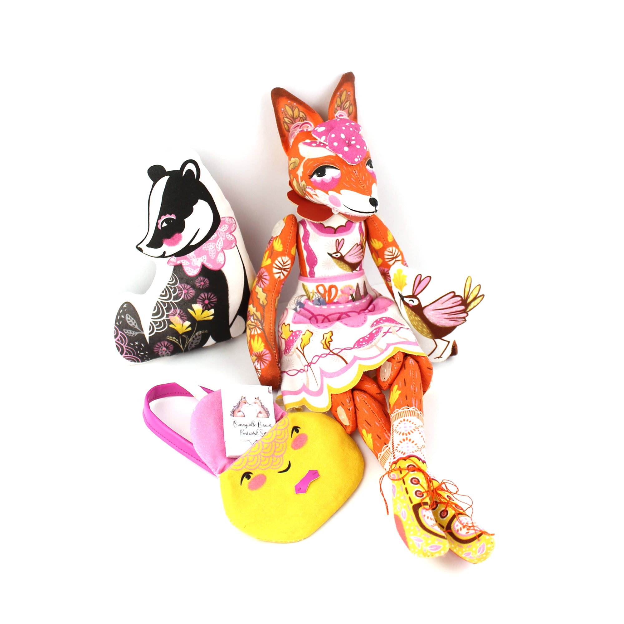 DIY Kit - Frances the Fox and Bea - FREE UK SHIPPING
