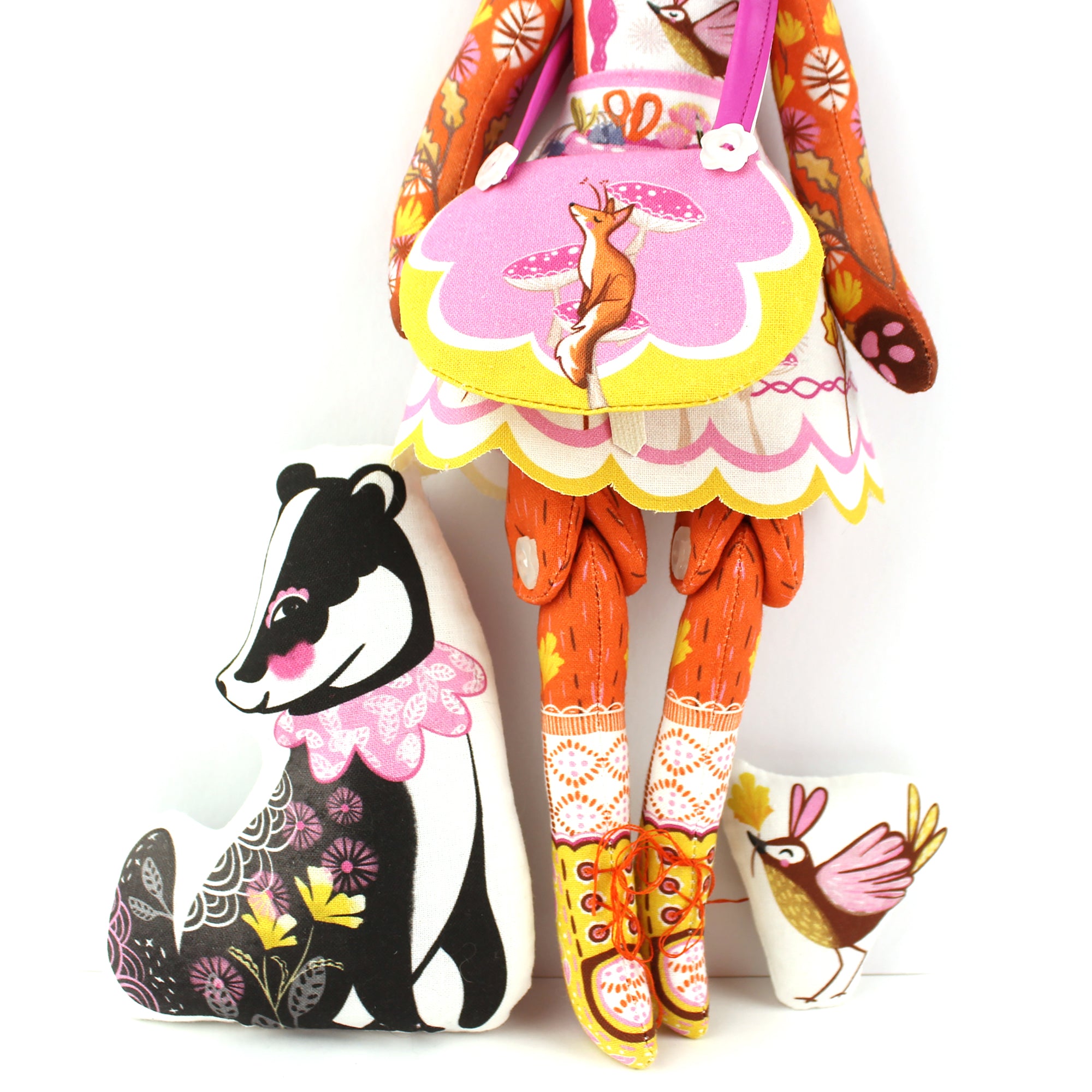 Frances the Fox and Bea the Badger and Mini Postcard Set