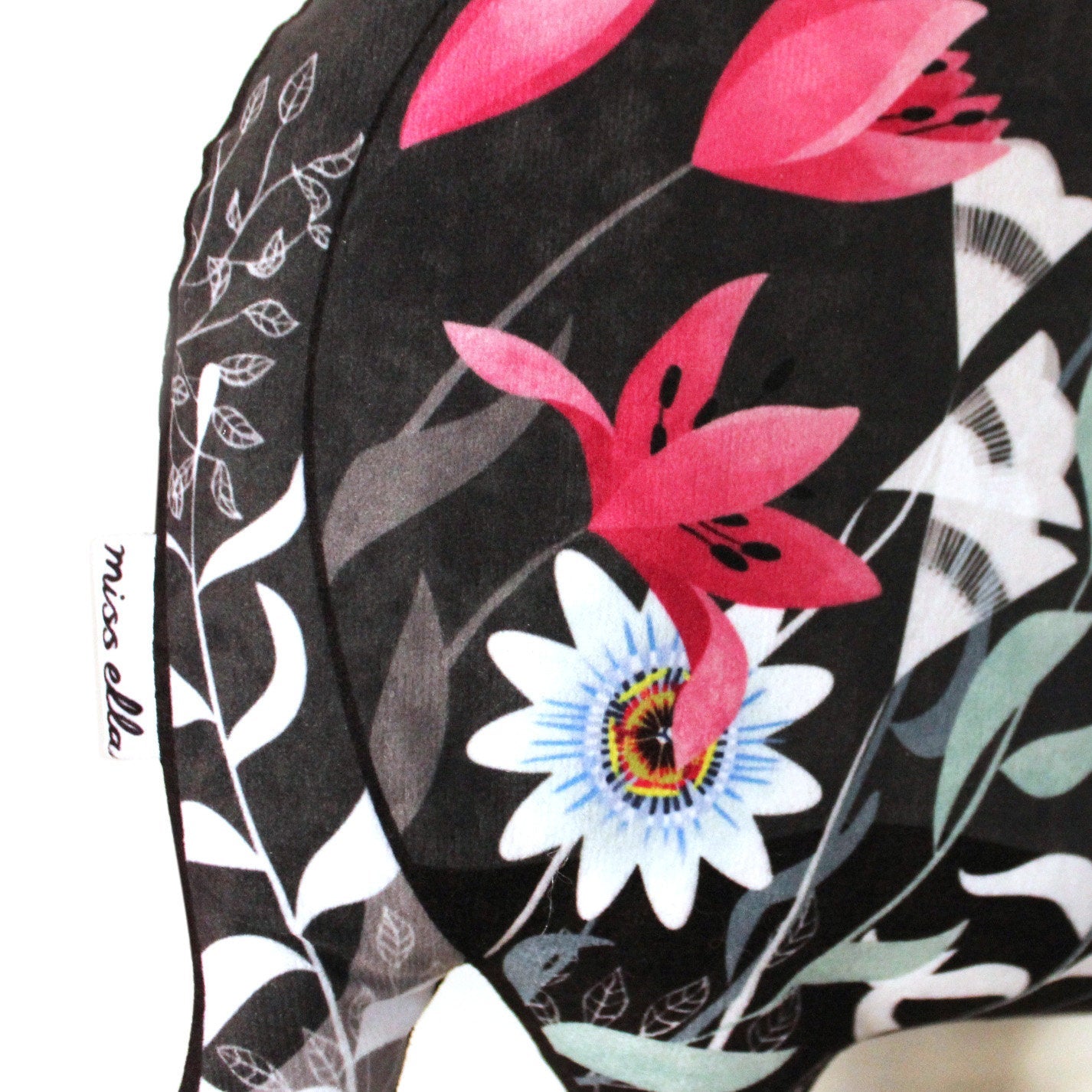 Floral Badger Cushion