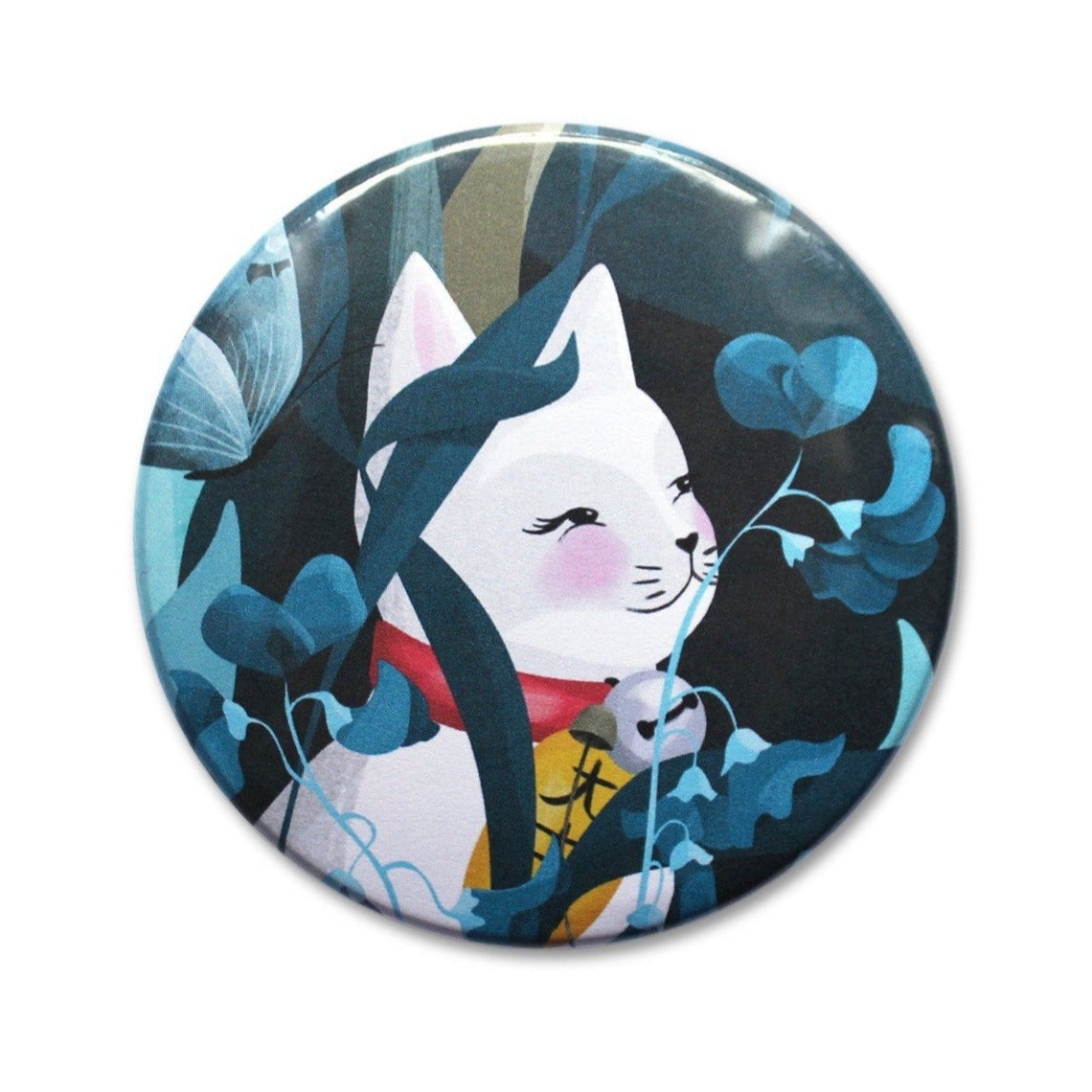 Lucky Cat Pocket Mirror