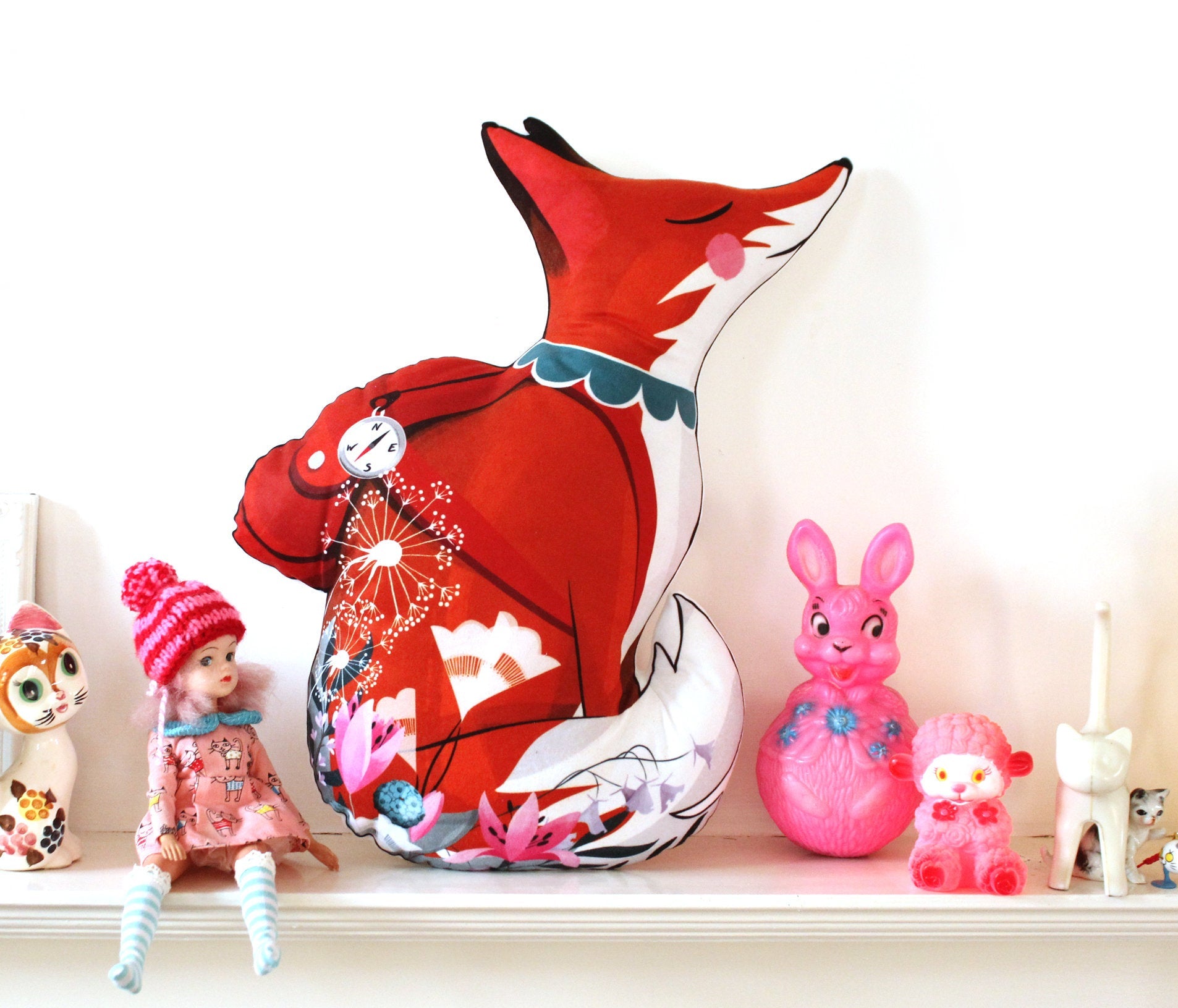 Travelling Fox Cushion