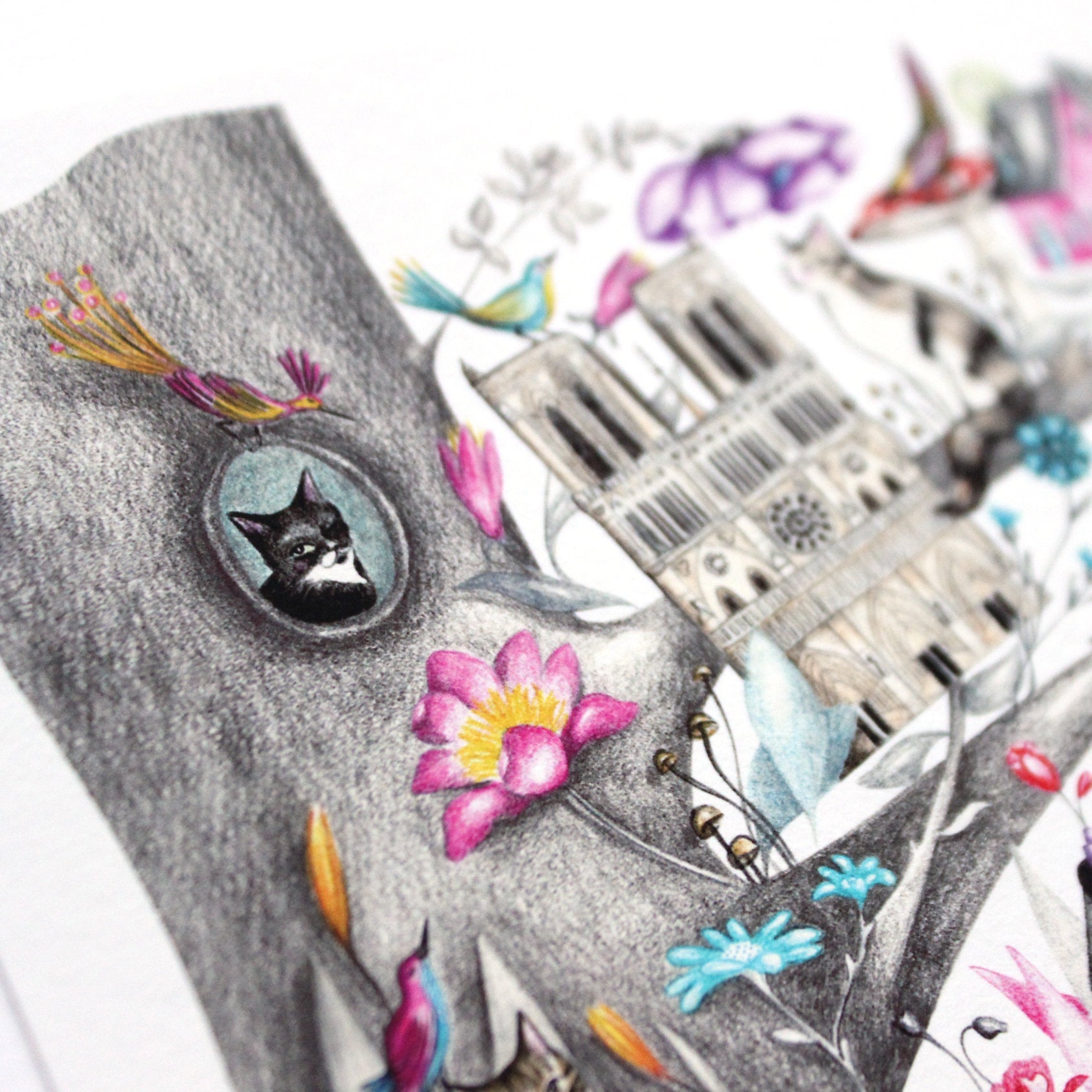 Cat Tree Print
