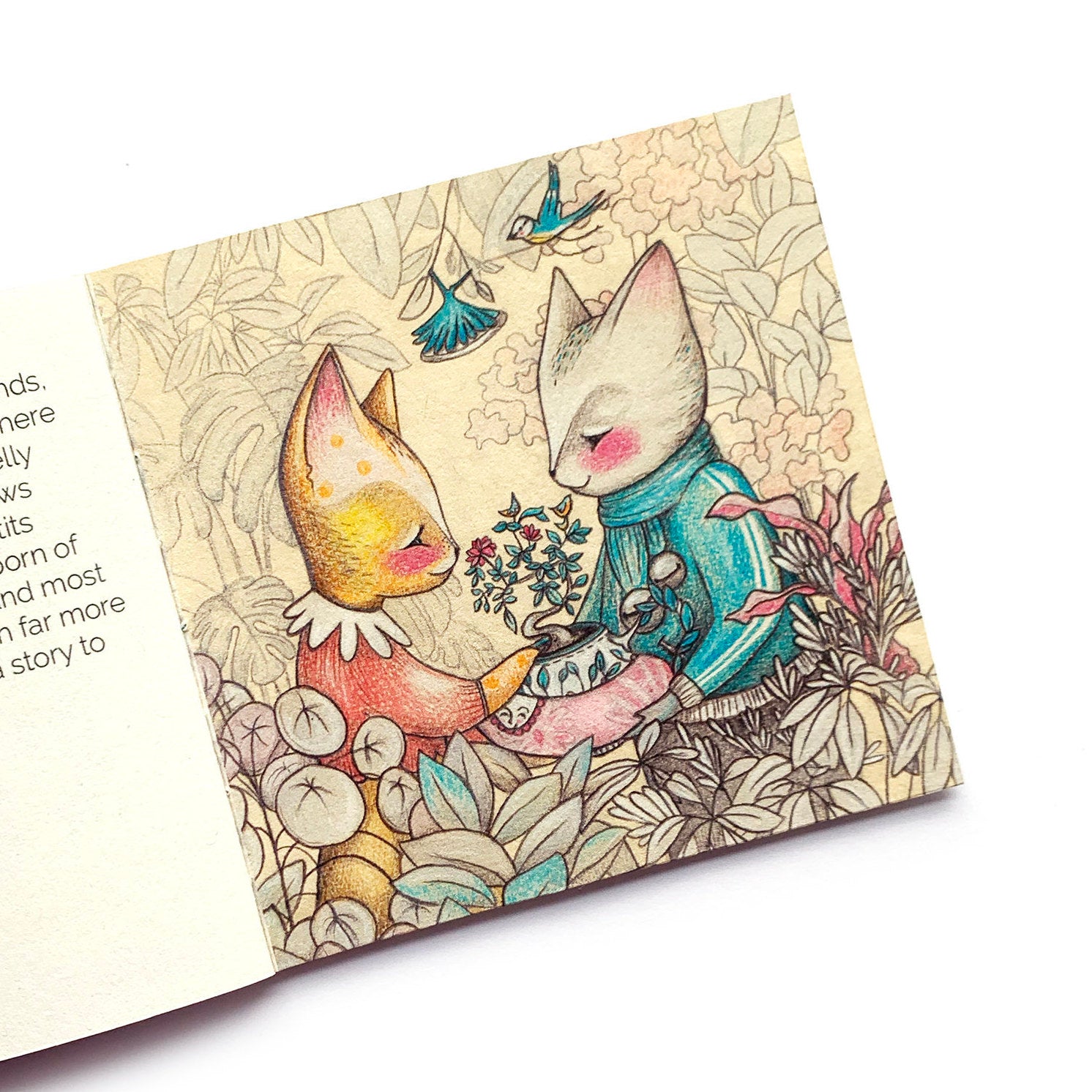 Earl Grey and the Teapot's Journey Mini Handmade book