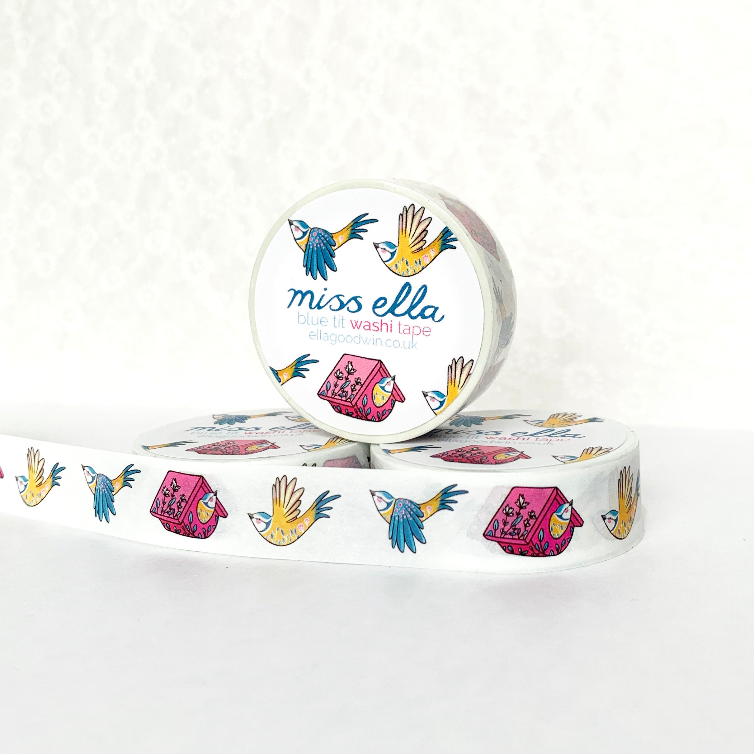 Blue Tit Washi Tape