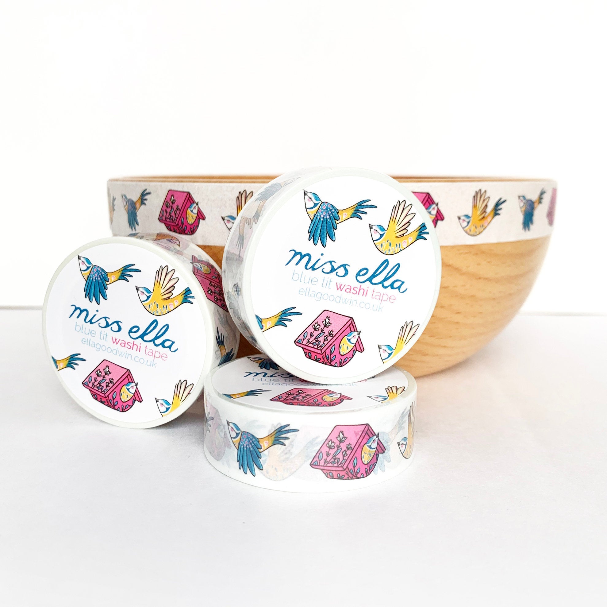 Blue Tit Washi Tape