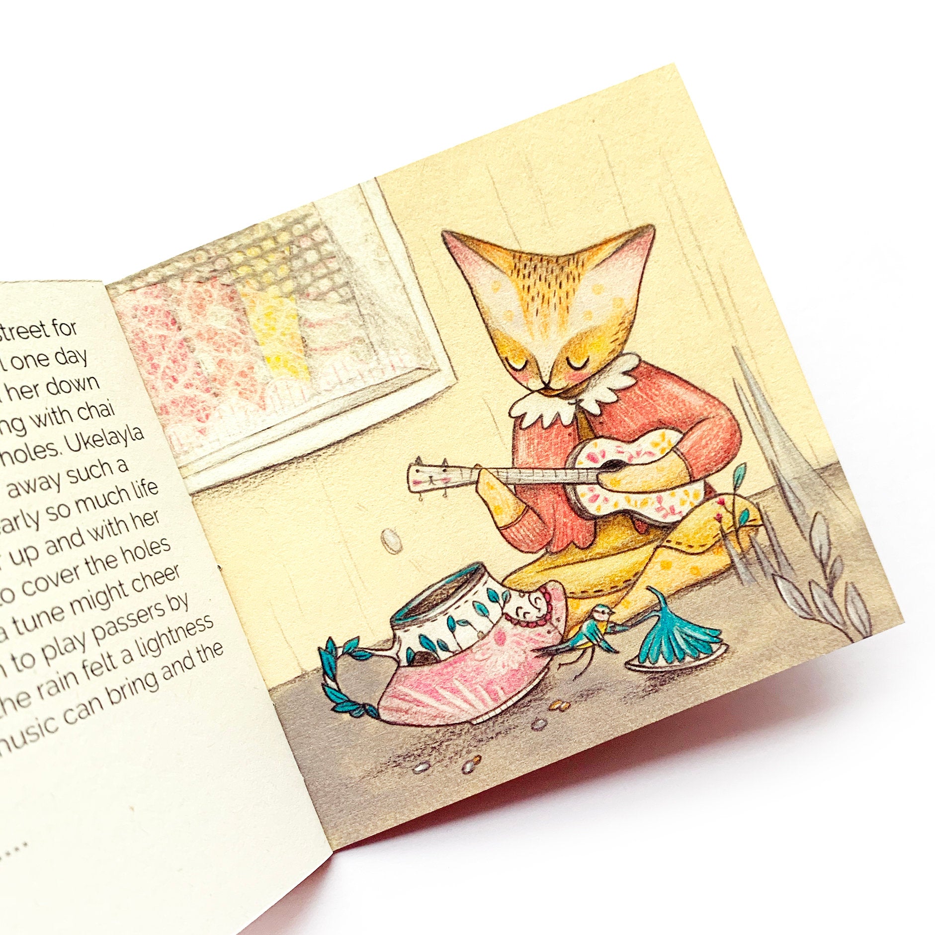 Earl Grey and the Teapot's Journey Mini Handmade book