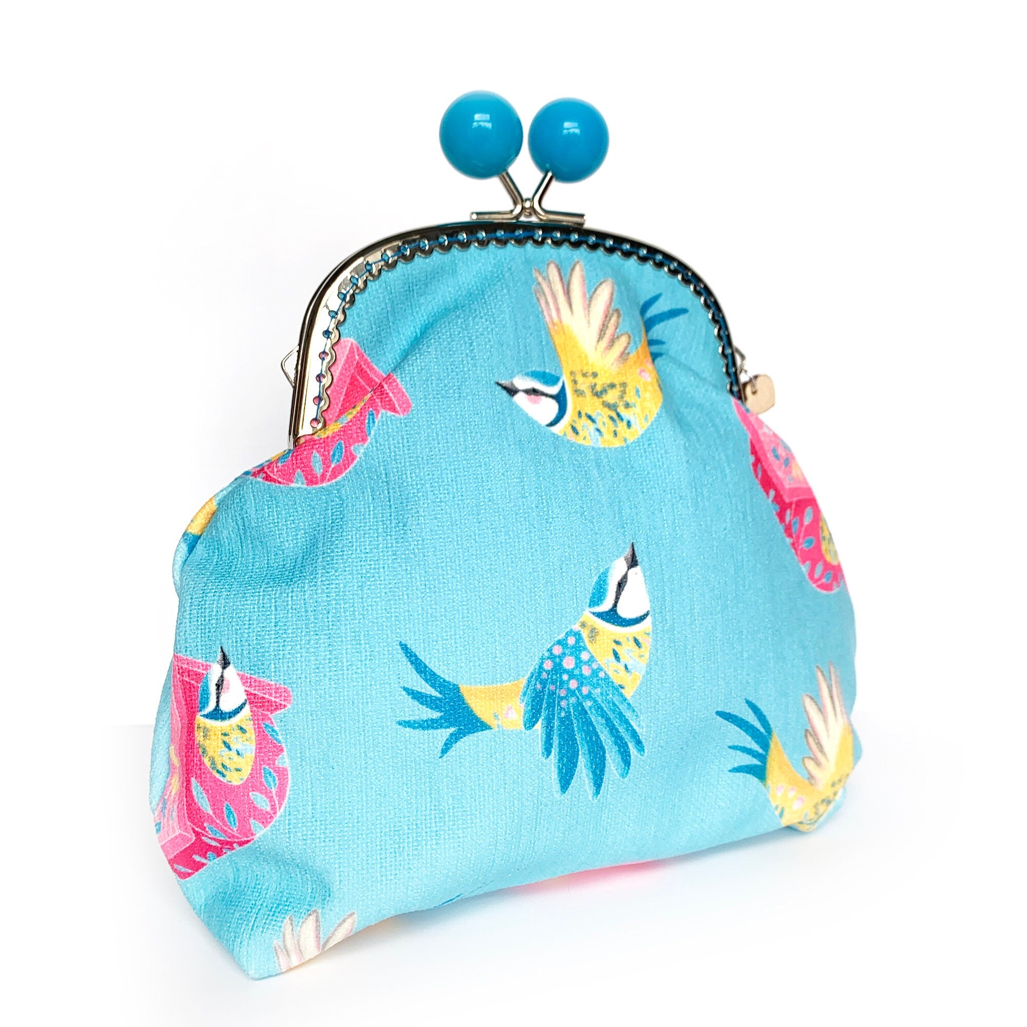 Blue Tit Jumbo Bobble Purse