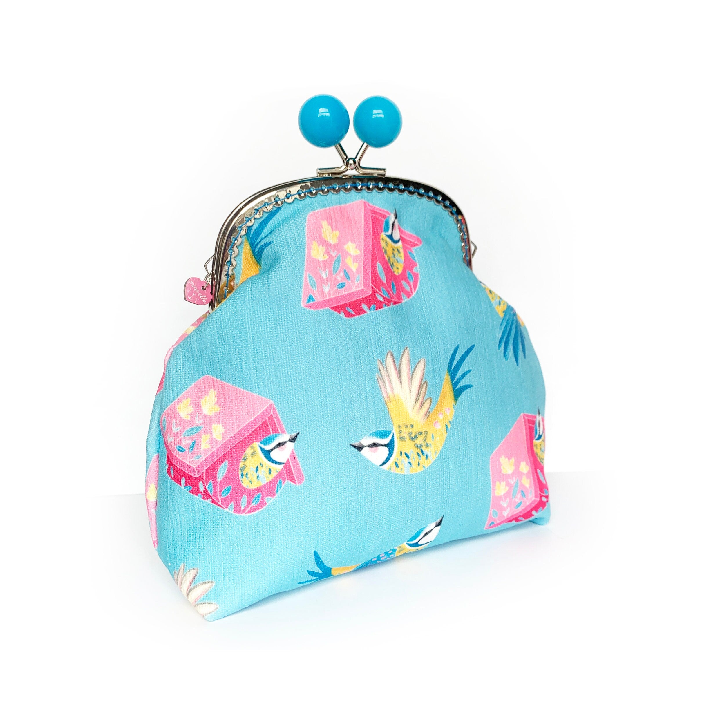 Blue Tit Jumbo Bobble Purse