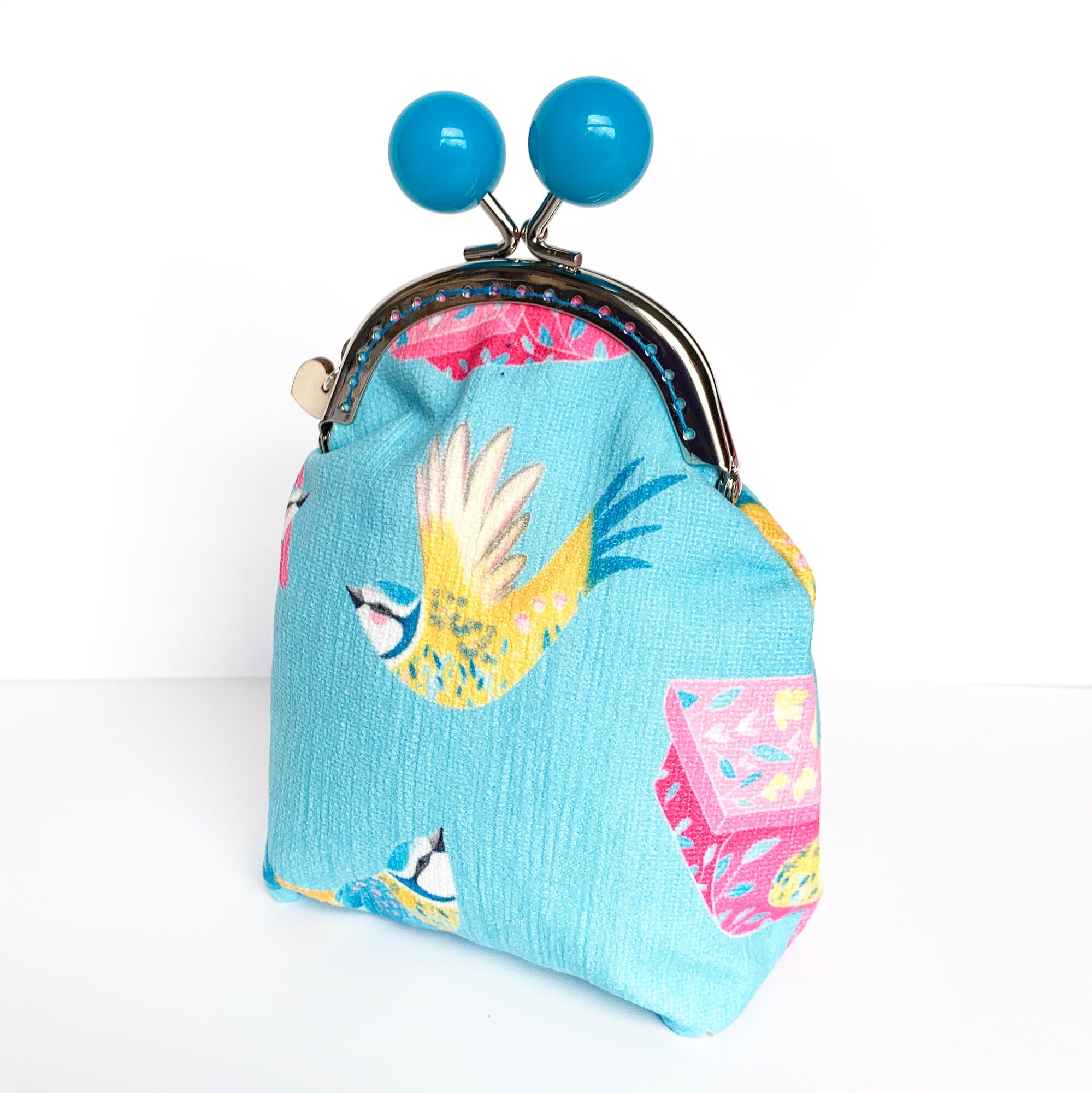 Blue Tit Bobble Purse