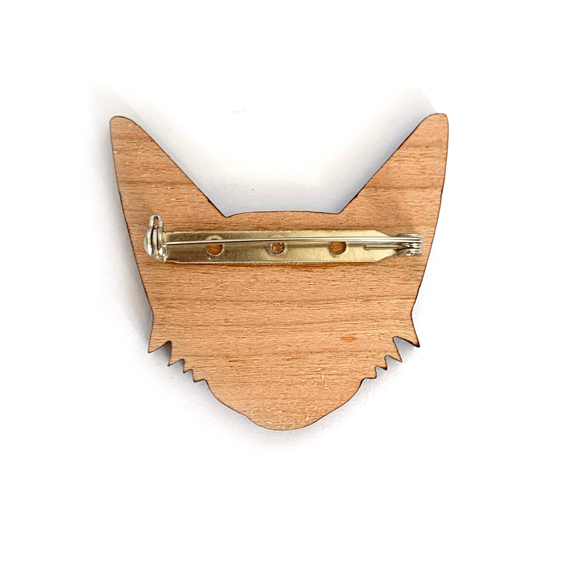 Floral Cat Brooch - SLIGHT SECOND