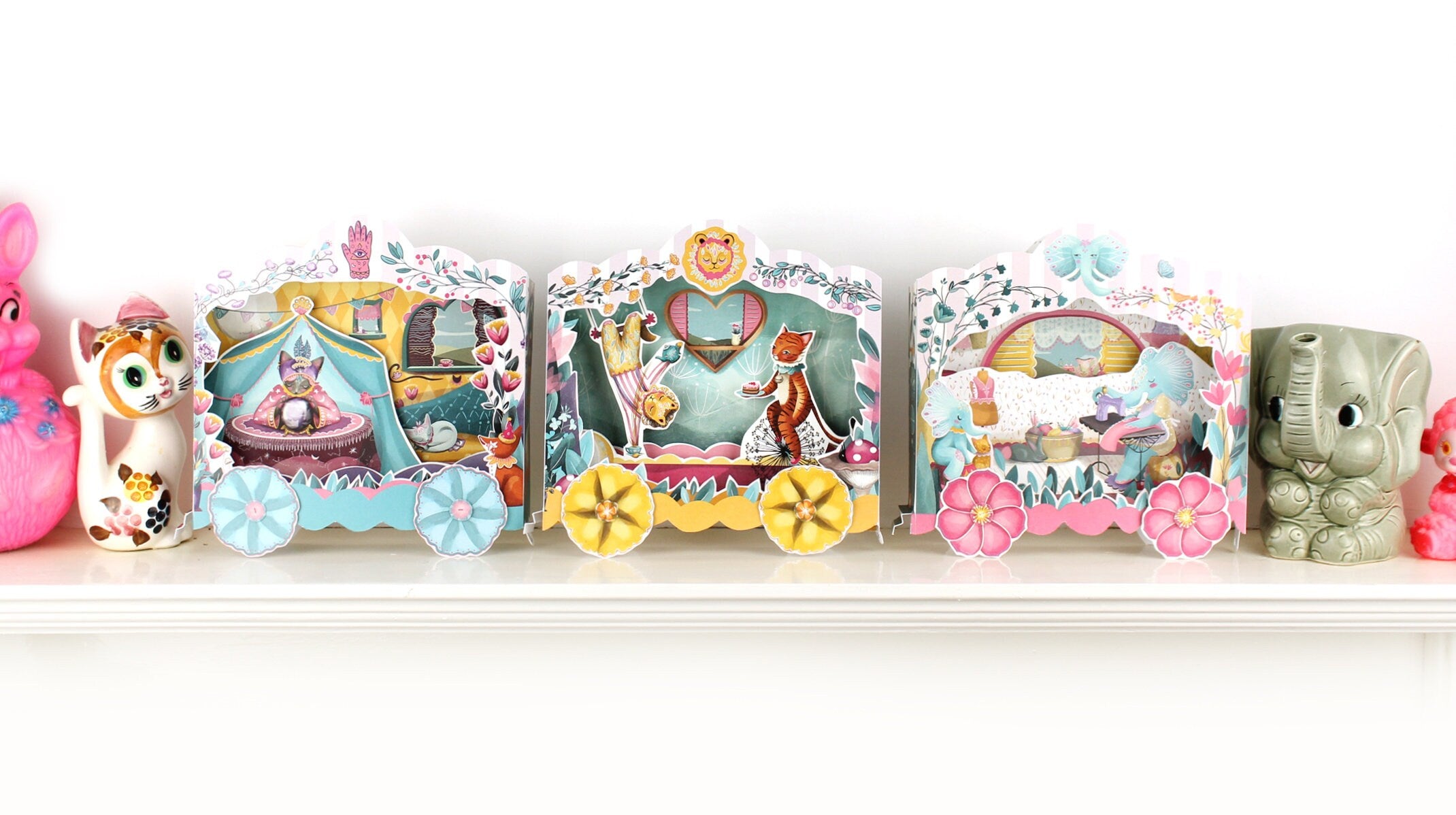 Circus Diorama Book (Makes up 3 dioramas)