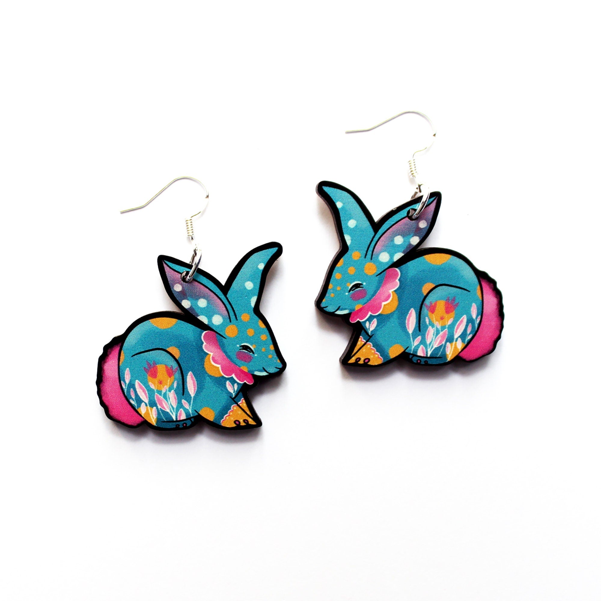 Circus Bunny Earrings