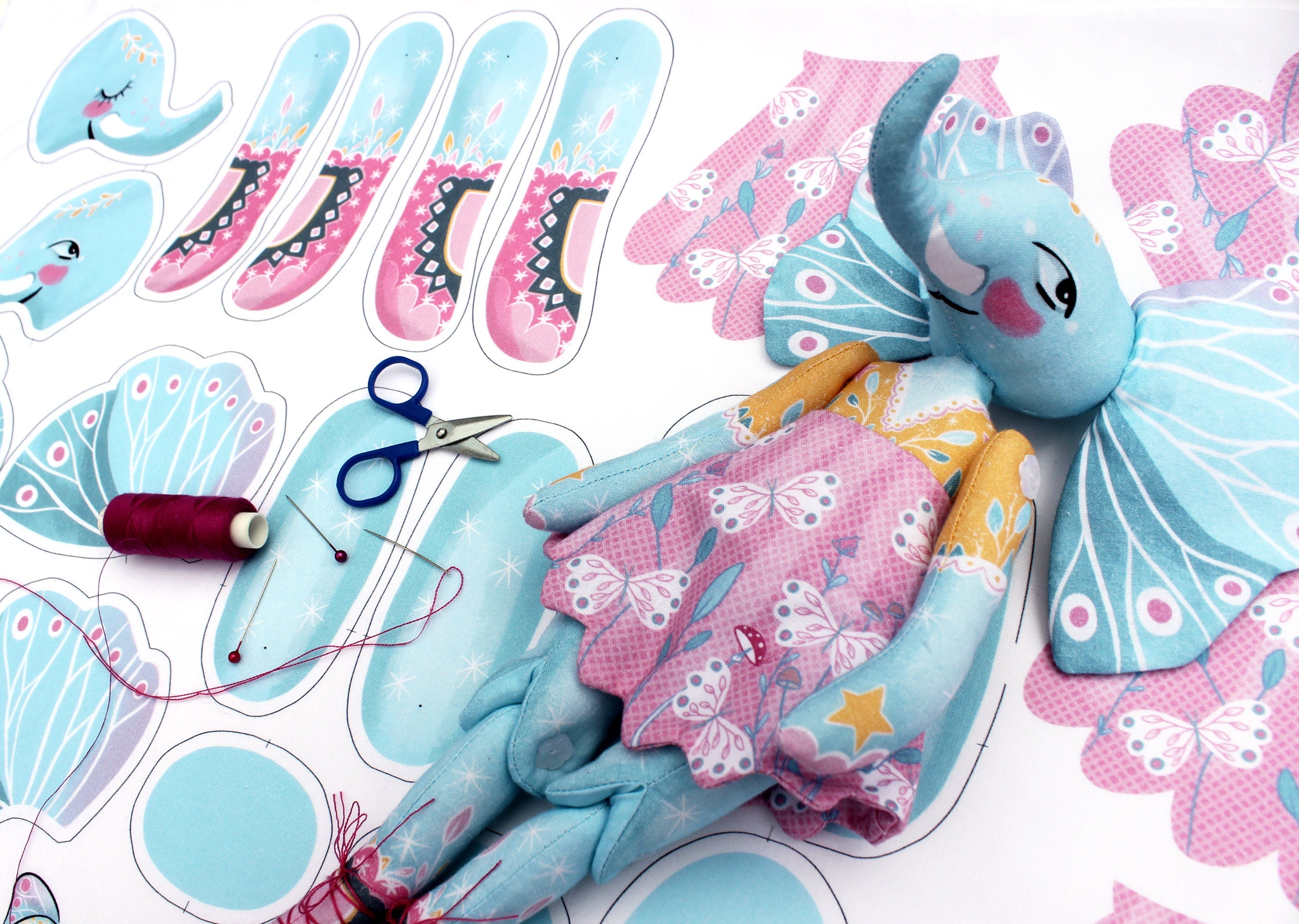 DIY Kit - Esme the Elephant - FREE UK SHIPPING