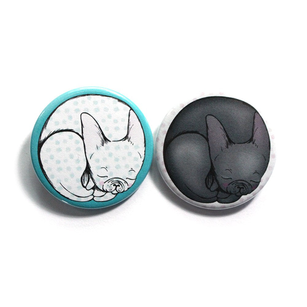 Frenchie Badges/Fridge Magnets