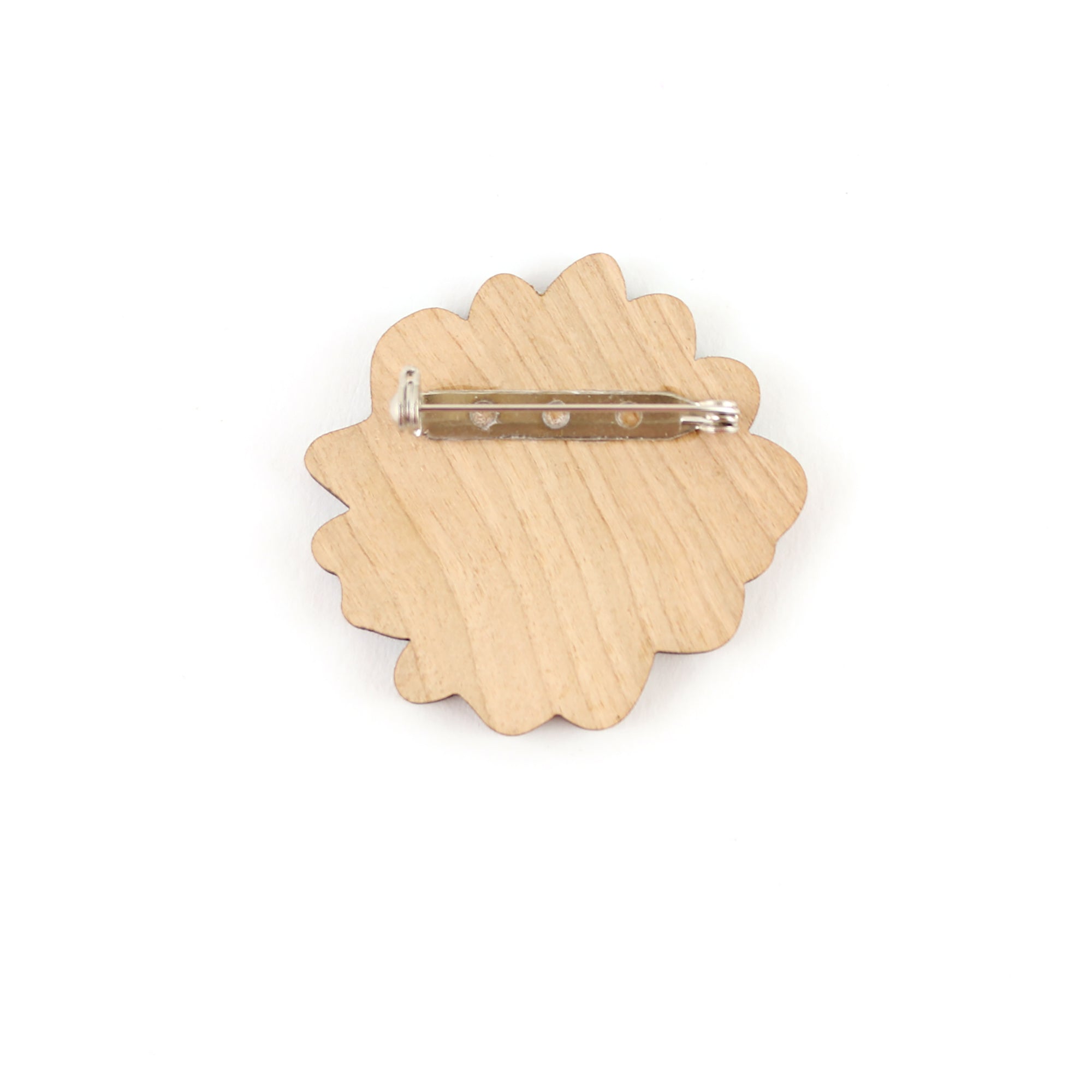 Ladybird Brooch SLIGHT SECOND - ladybug wooden pin