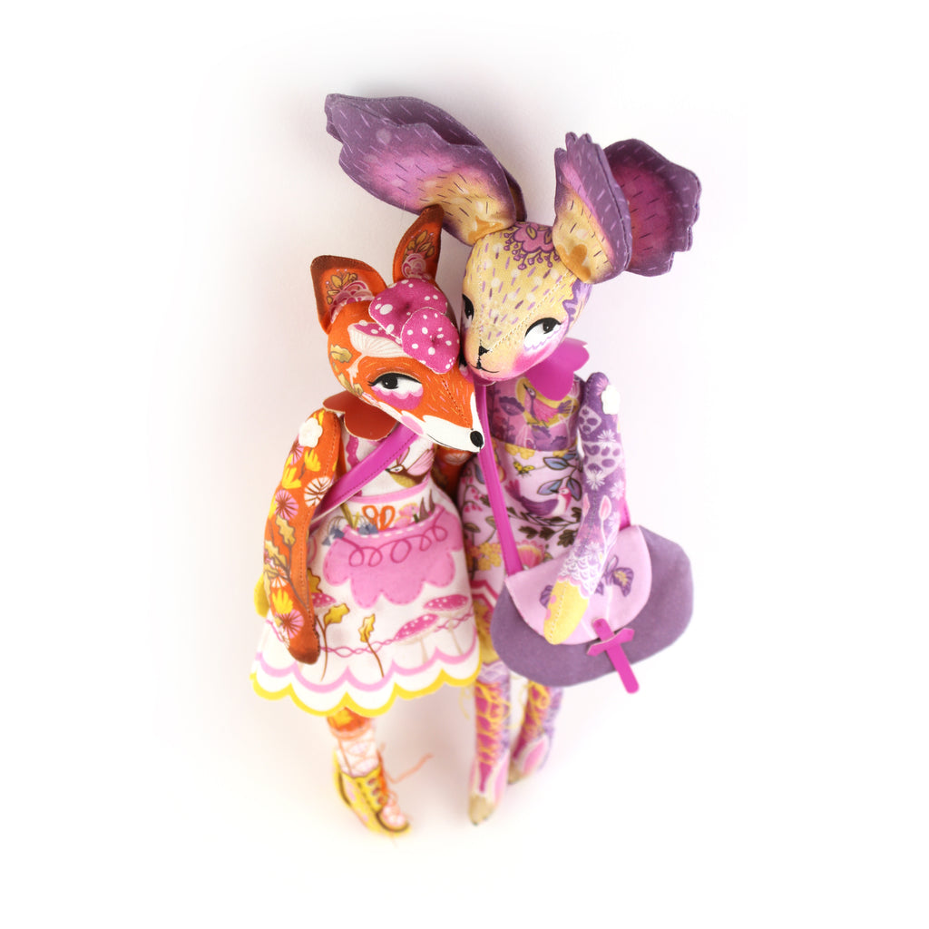 Rabbit doll and fox dolly