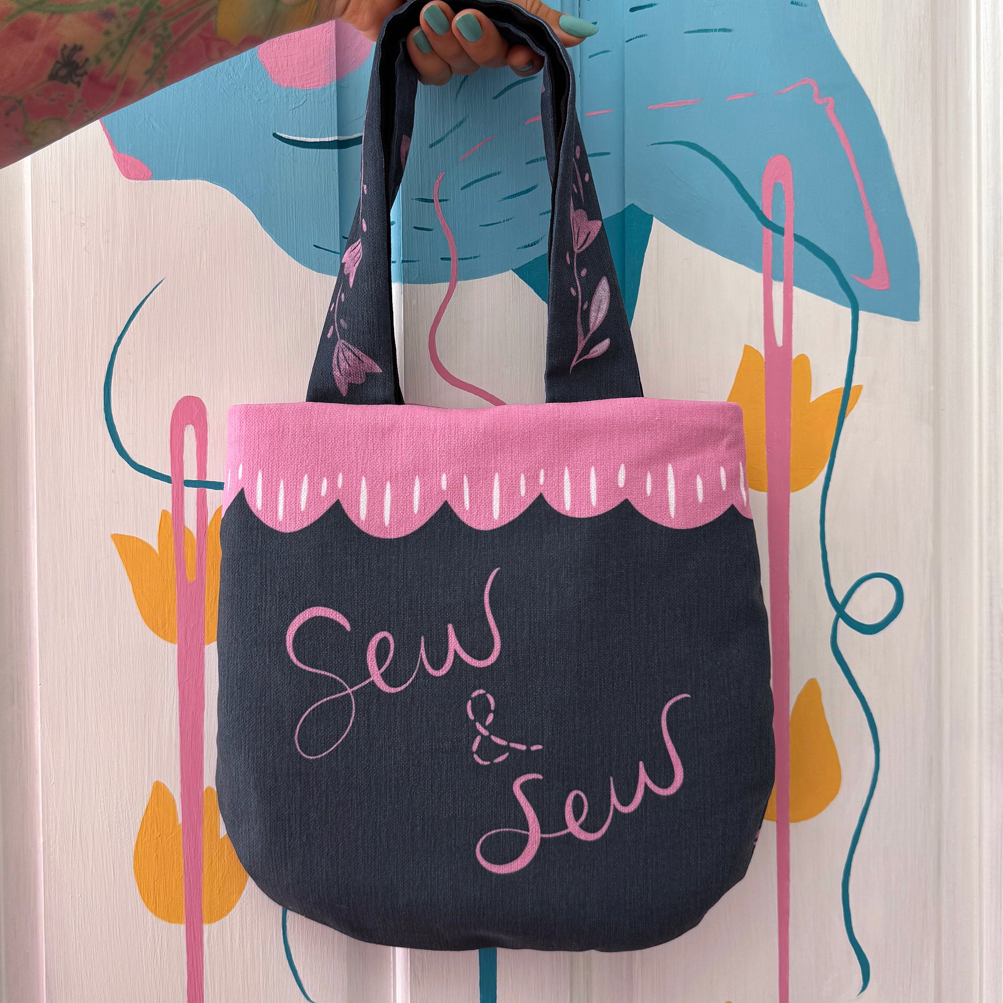 Chenille Sewing Shoulder Bag - Sew and Sew