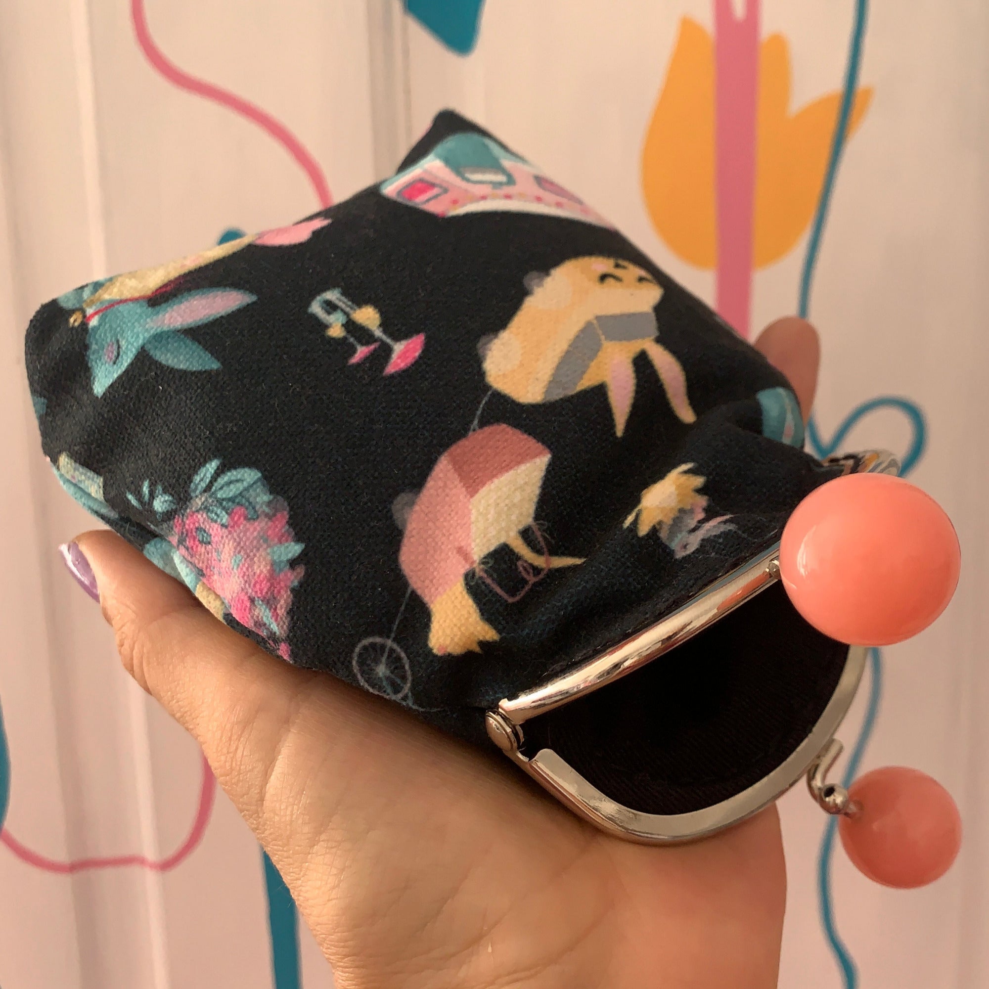 Bunnyville Biscuit Bobble Purse - SALE - SLIGHT SECOND/EX DISPLAY