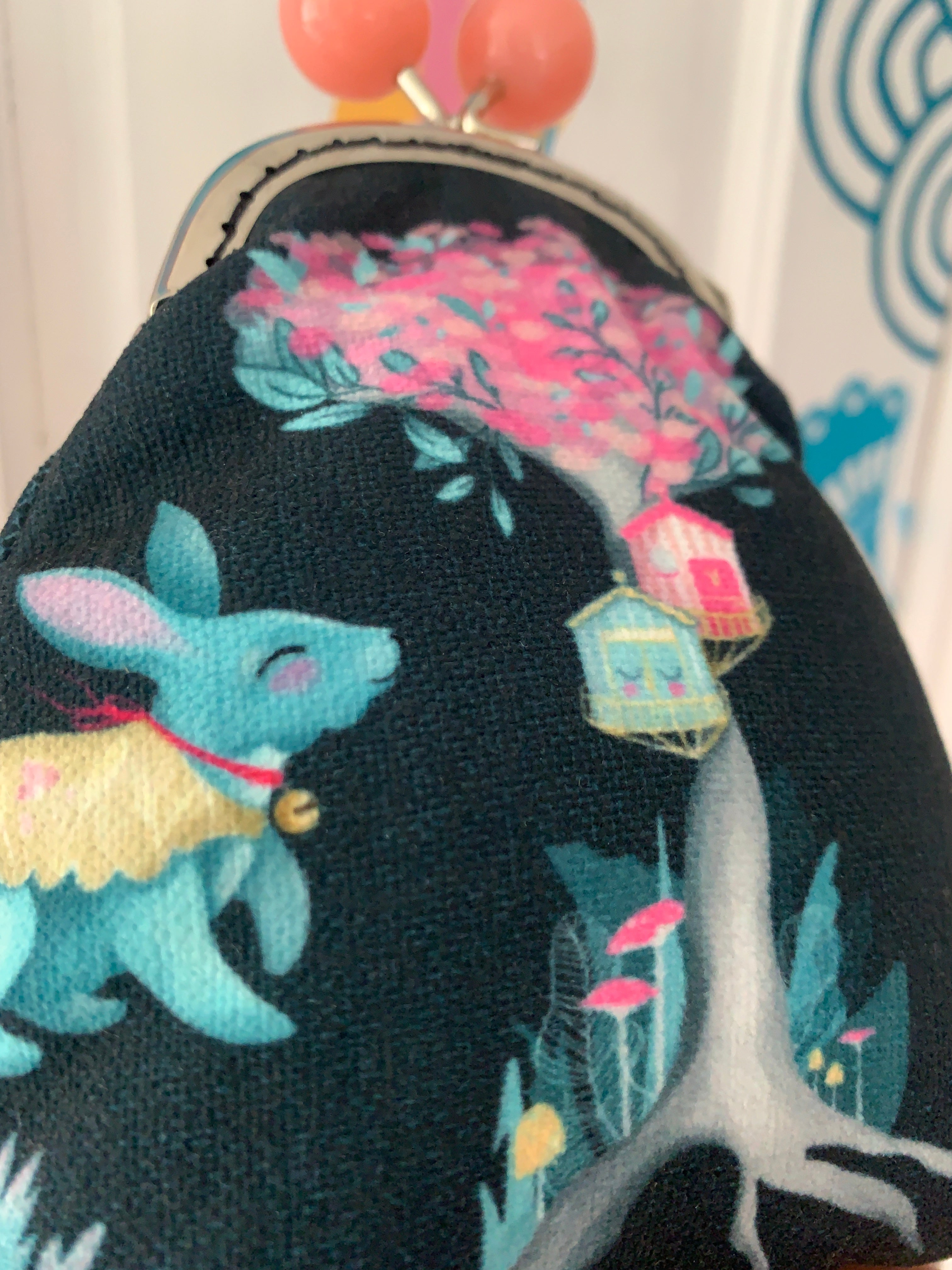 Bunnyville Biscuit Bobble Purse - SALE - SLIGHT SECOND/EX DISPLAY