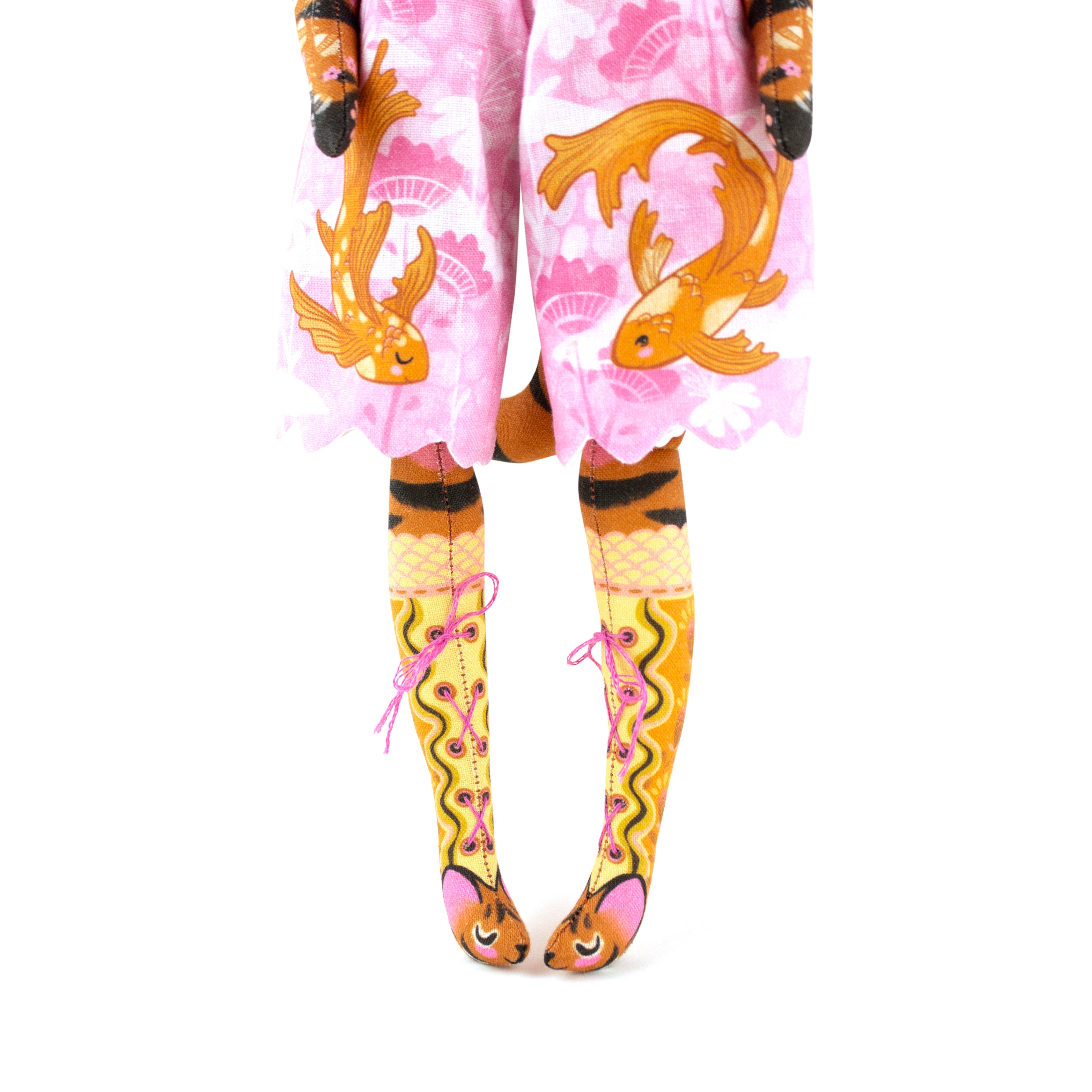 *PRE ORDER* - DIY Kit - Tiger Girl and her Cub Celeste - FREE UK SHIPPING (12th Dec)