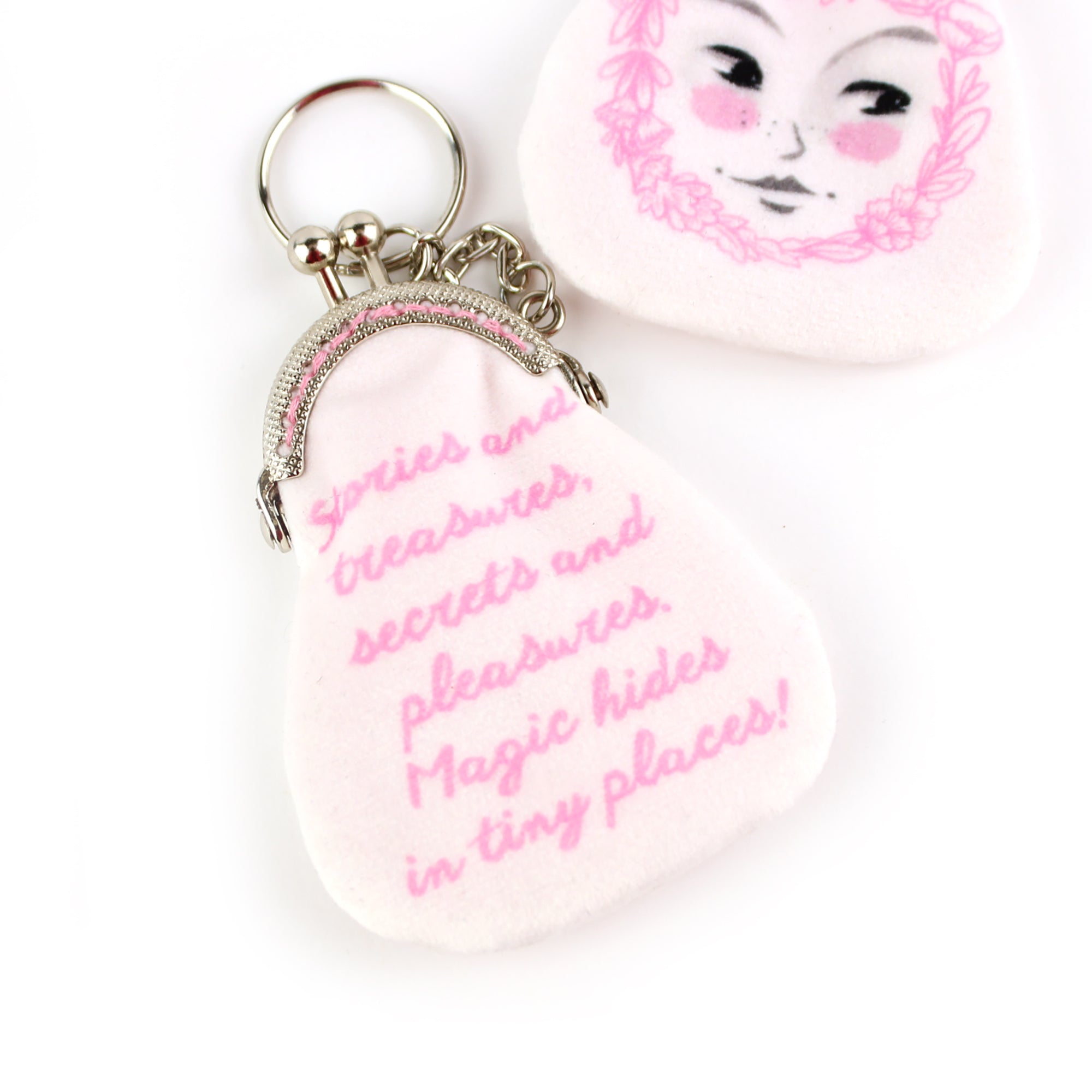 Doll Face Mini Keyring Purse