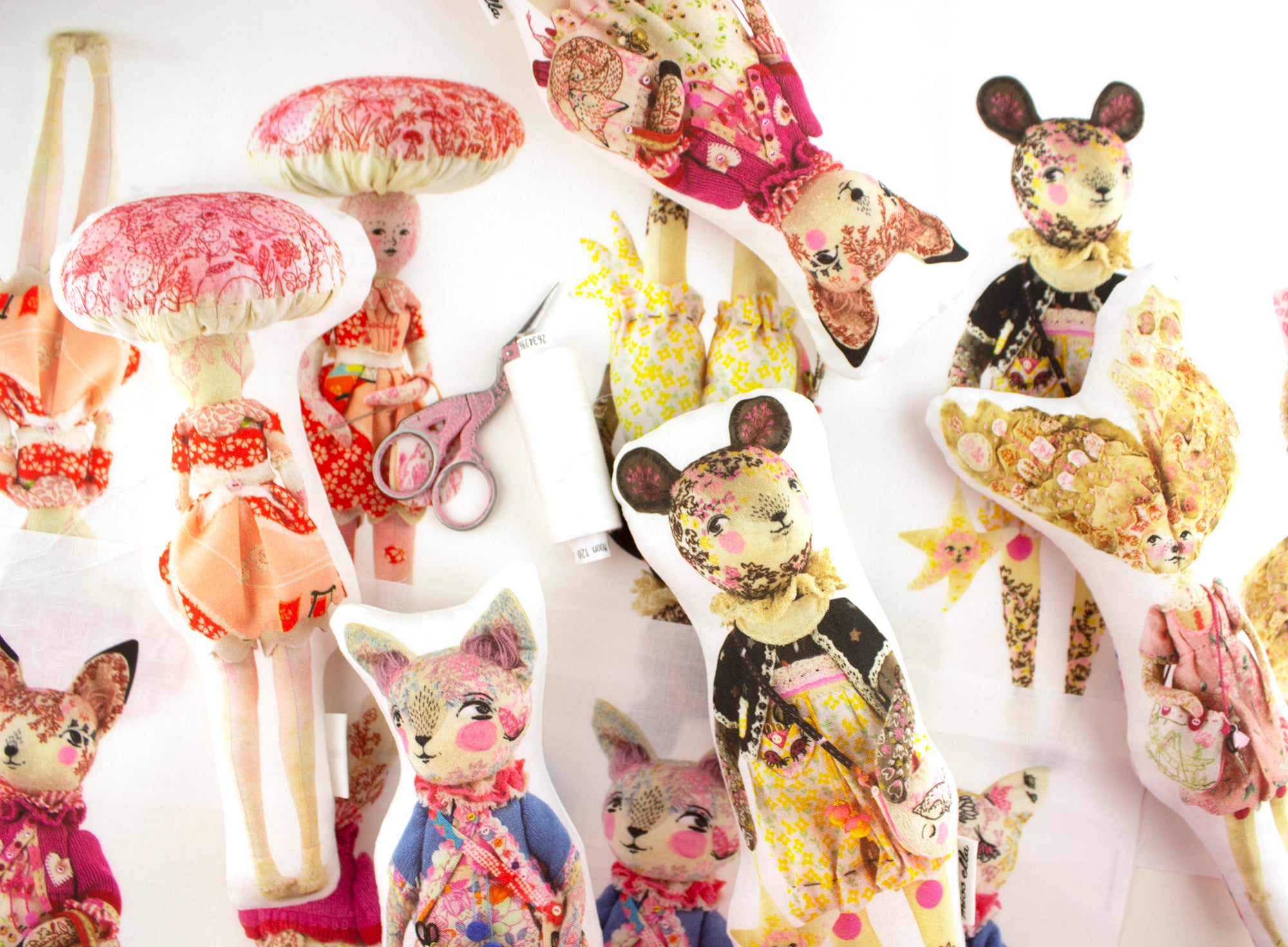 DIY Sewing Kit - 4 collectible characters (PLUS SANDRINE!) - Stuffing NOT included