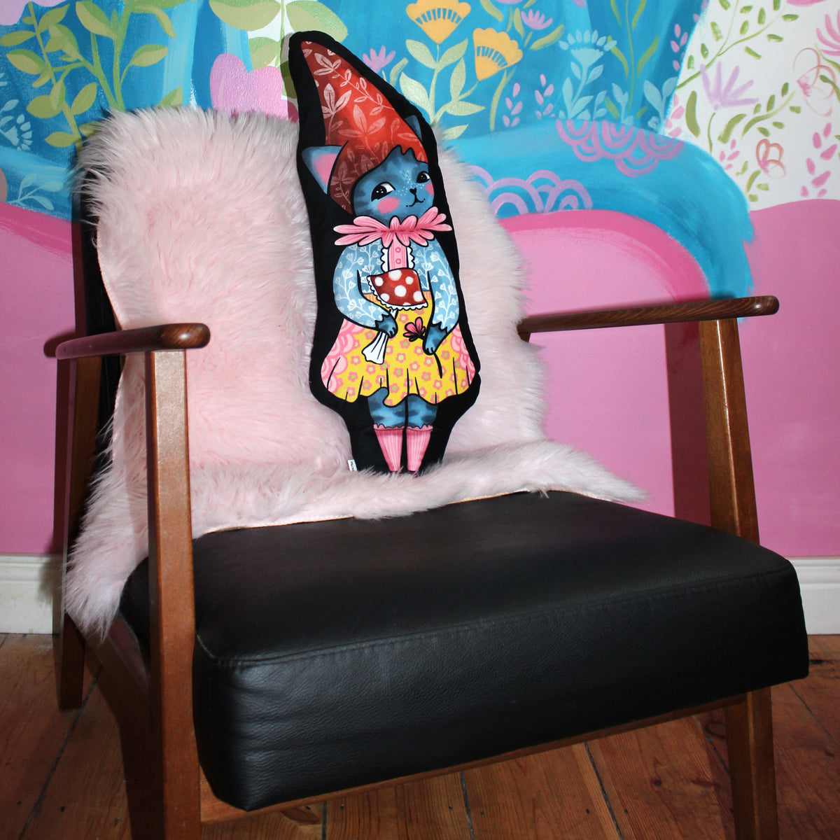 DIY Kit - Gnome Kitty Cushion