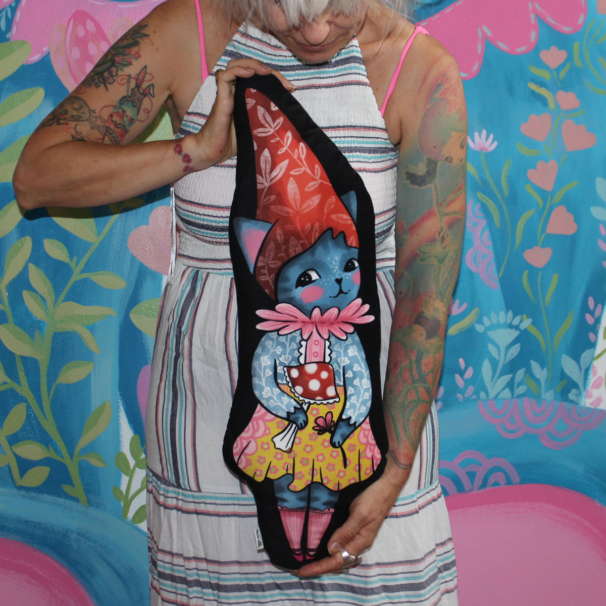 DIY Kit - Gnome Kitty Cushion