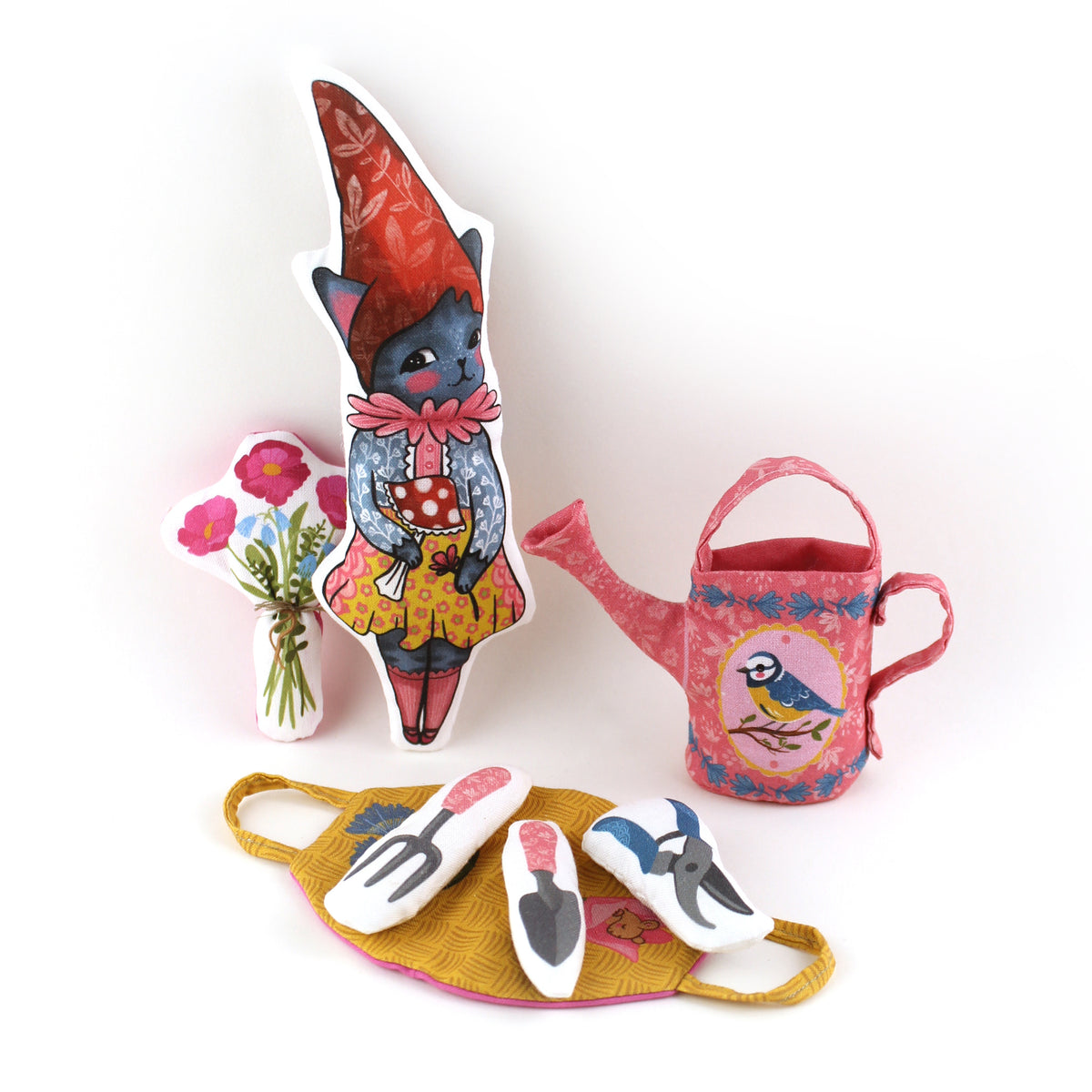 DIY Kit - Rose Ceres the Gardening Mouse - FREE UK SHIPPING