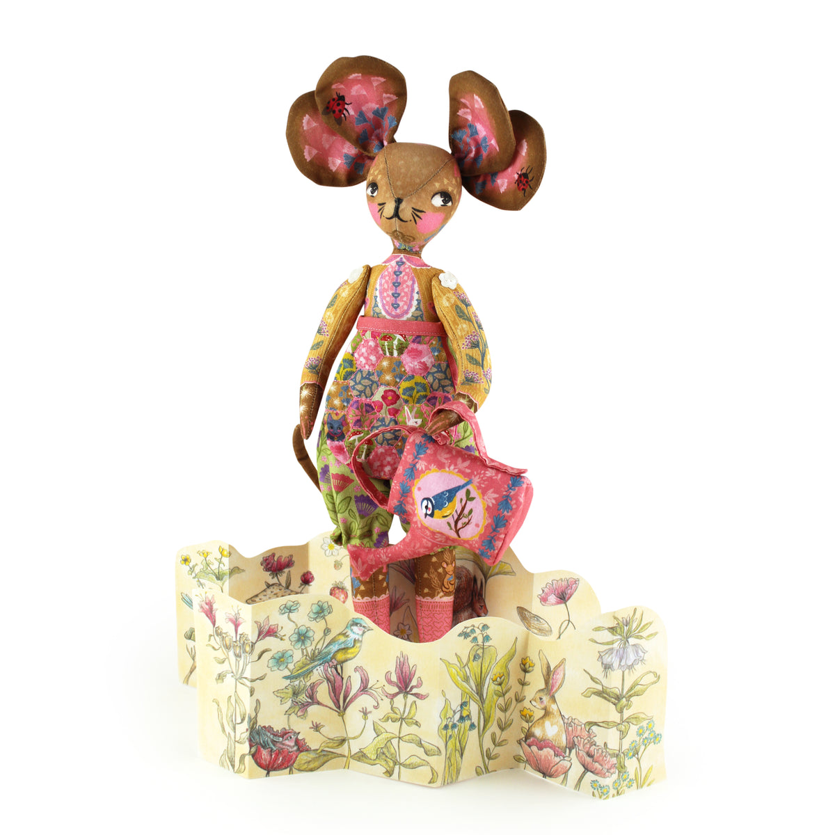 DIY Kit - Rose Ceres the Gardening Mouse - FREE UK SHIPPING