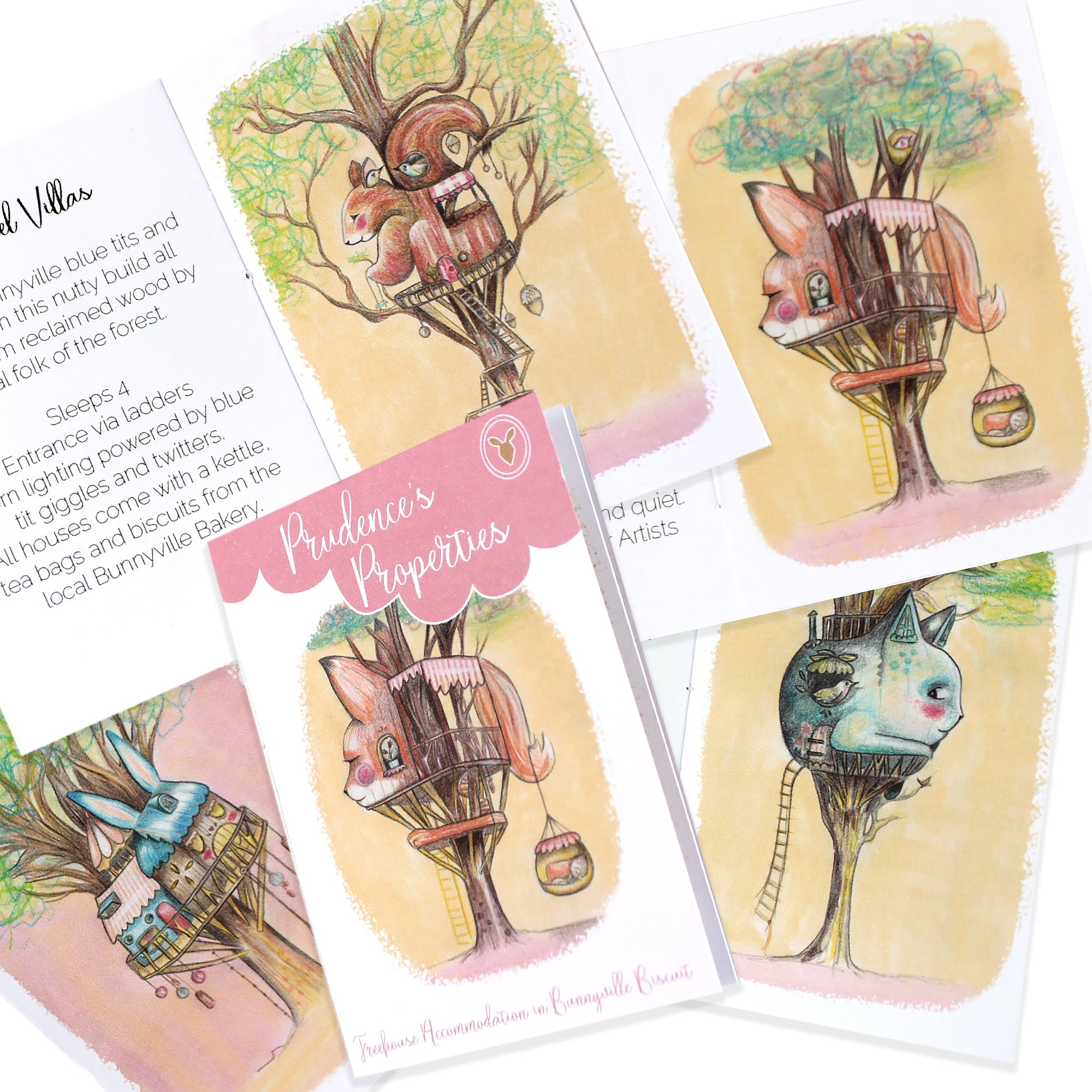 DIY Kit - Prudence the Deer with 12 page Mini Treehouse Brochure - FREE UK SHIPPING